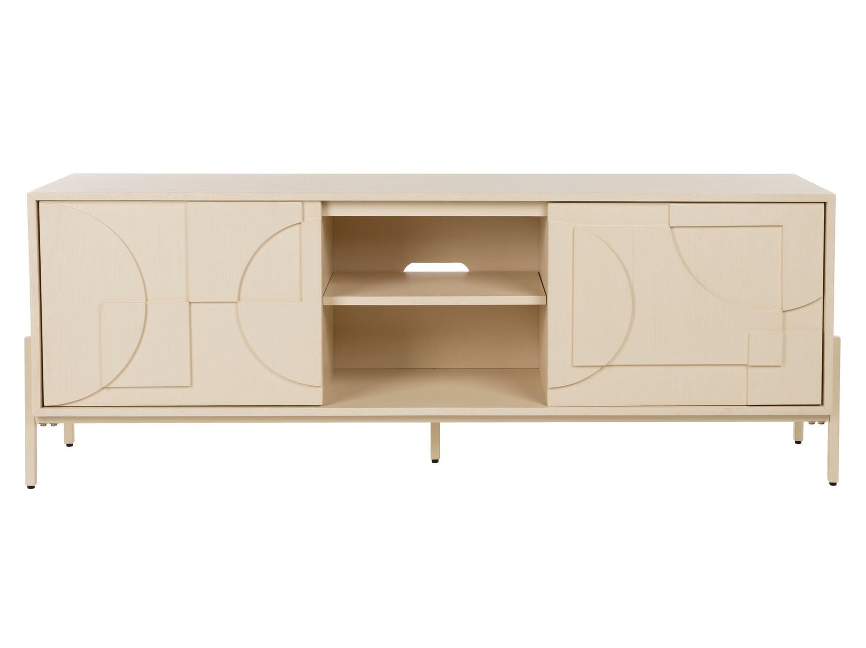 Zuiver Faces Natural Oak Wood TV Unit