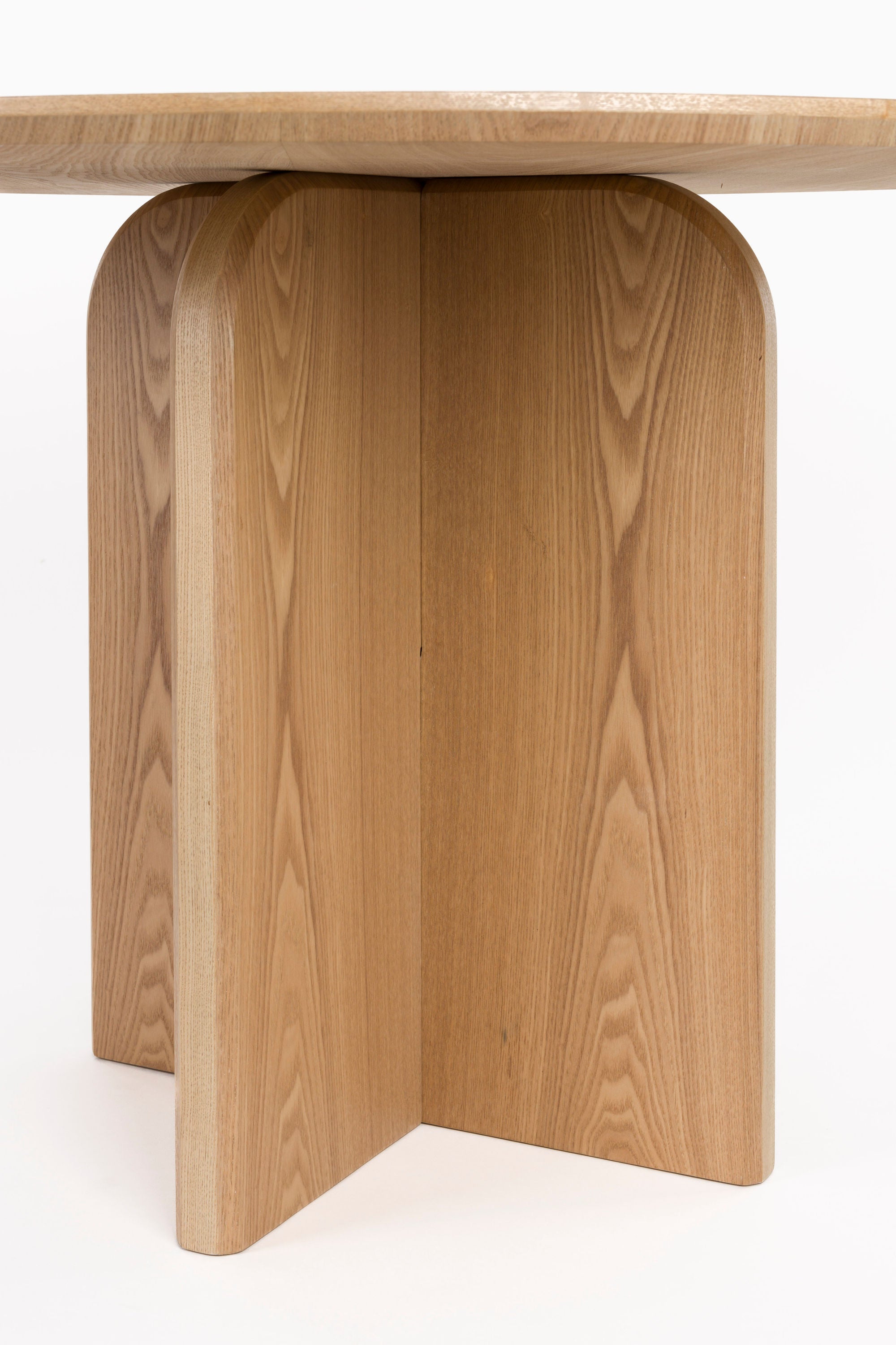 Laurent Natural Wood Round Dining Table