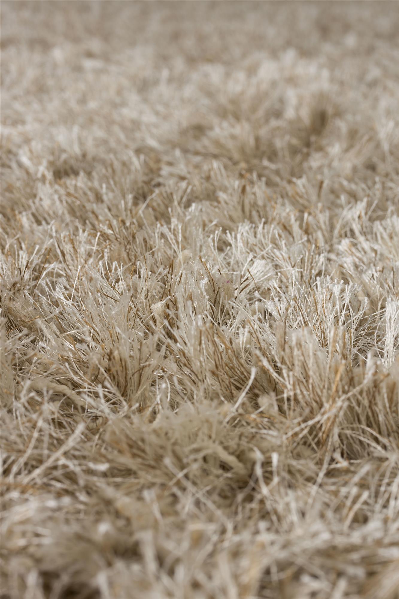 Dutchbone Hairy Beige Wool Rug 200 x 290 cm