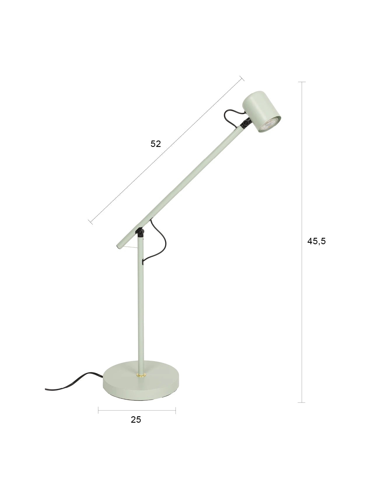 Aero Green Iron Table Lamp