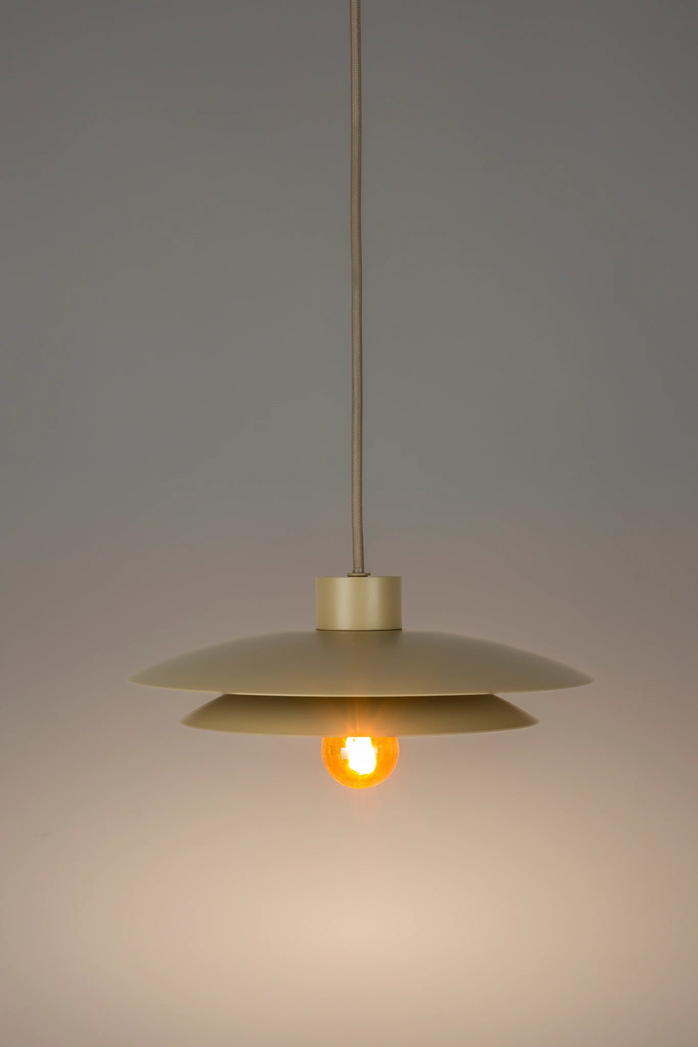 Wubbo Beige Iron Pendant Light