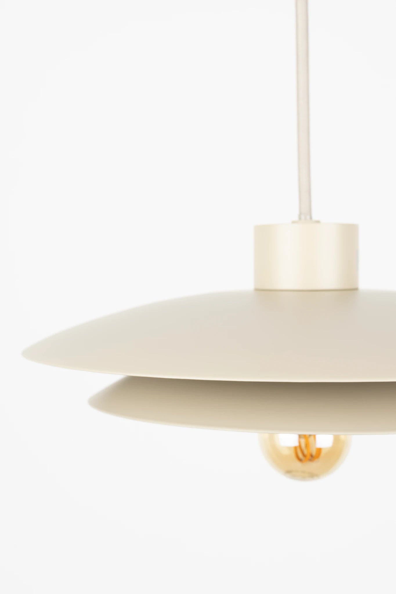 Wubbo Beige Iron Pendant Light