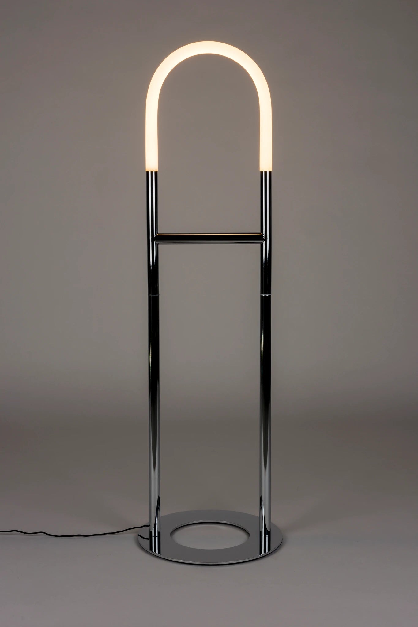 Zuiver Arch Chrome Silver Iron Floor Lamp