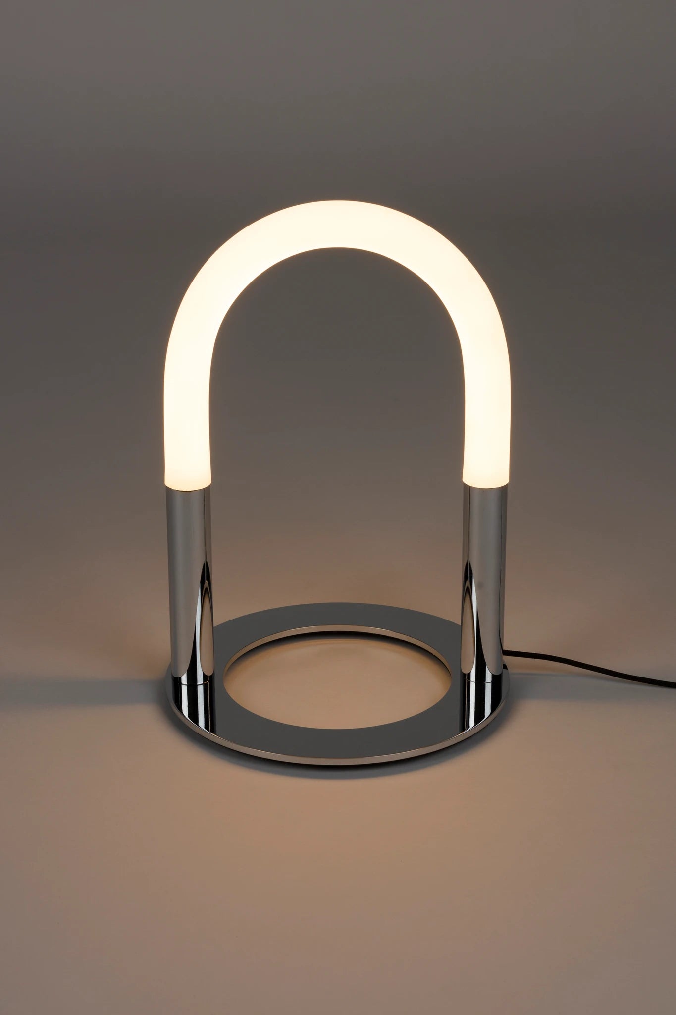Zuiver Arch Chrome Silver Iron Table Lamp