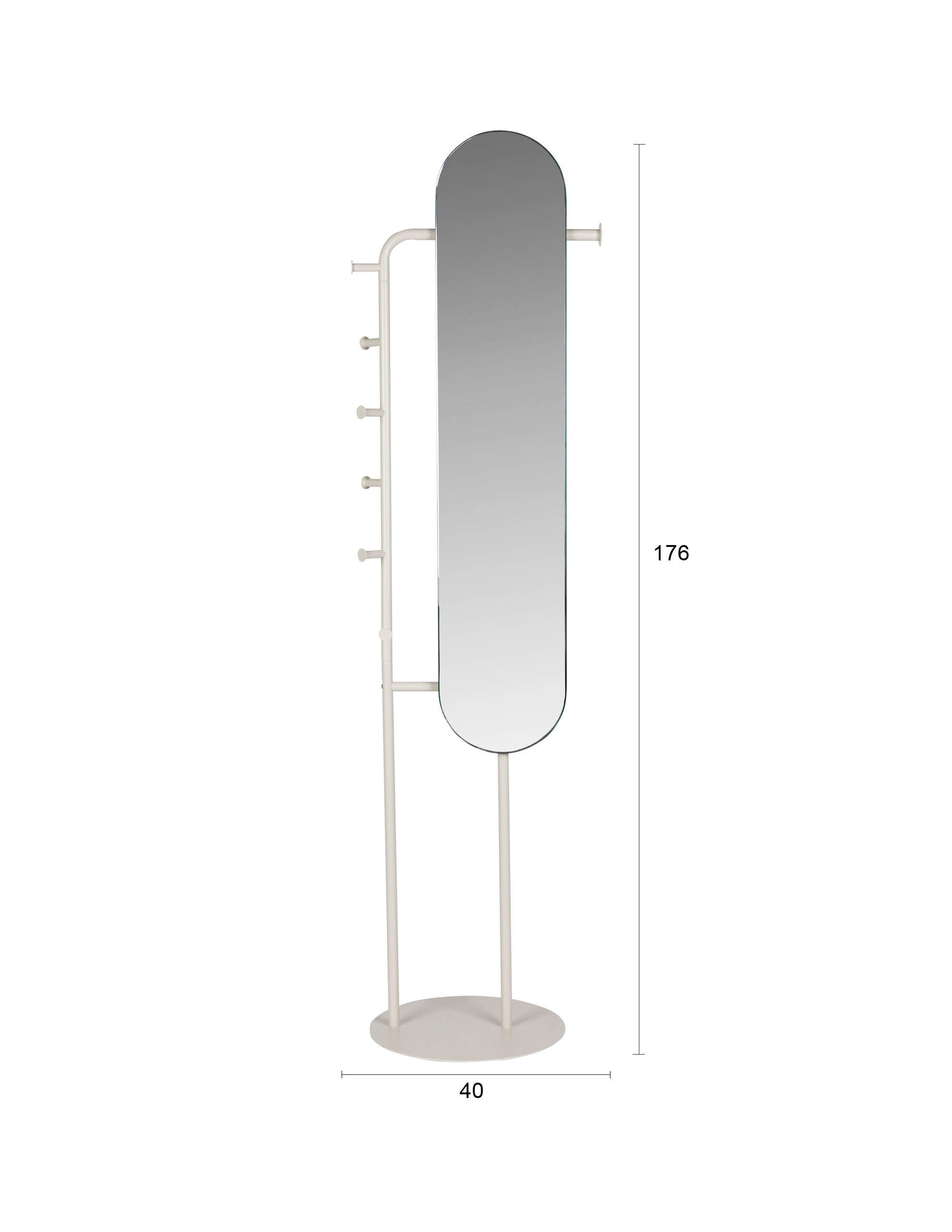 Zuiver Vero Beige Standing Mirror