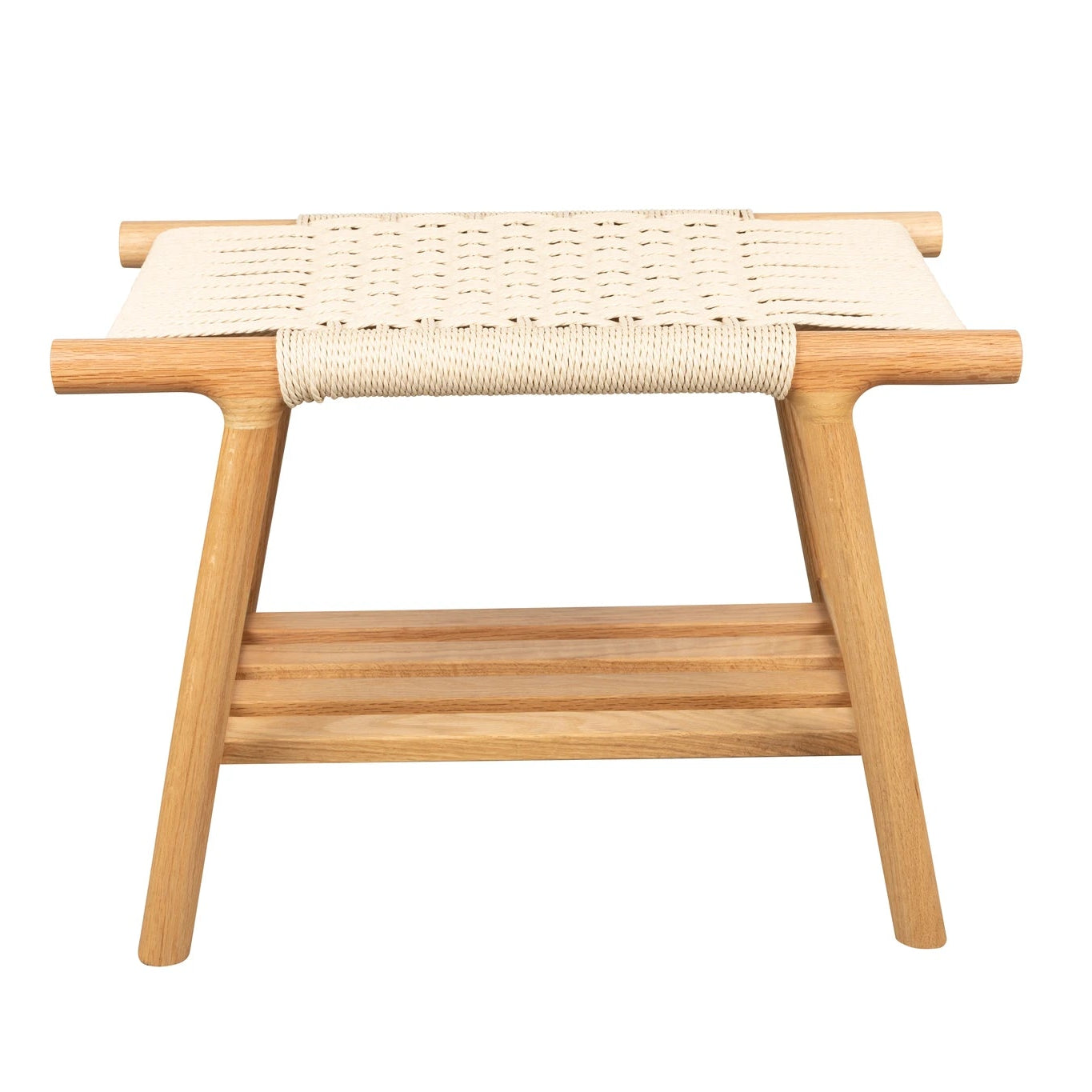 Dutchbone Kintaro Natural Brown Acacia Wood Bar Stool