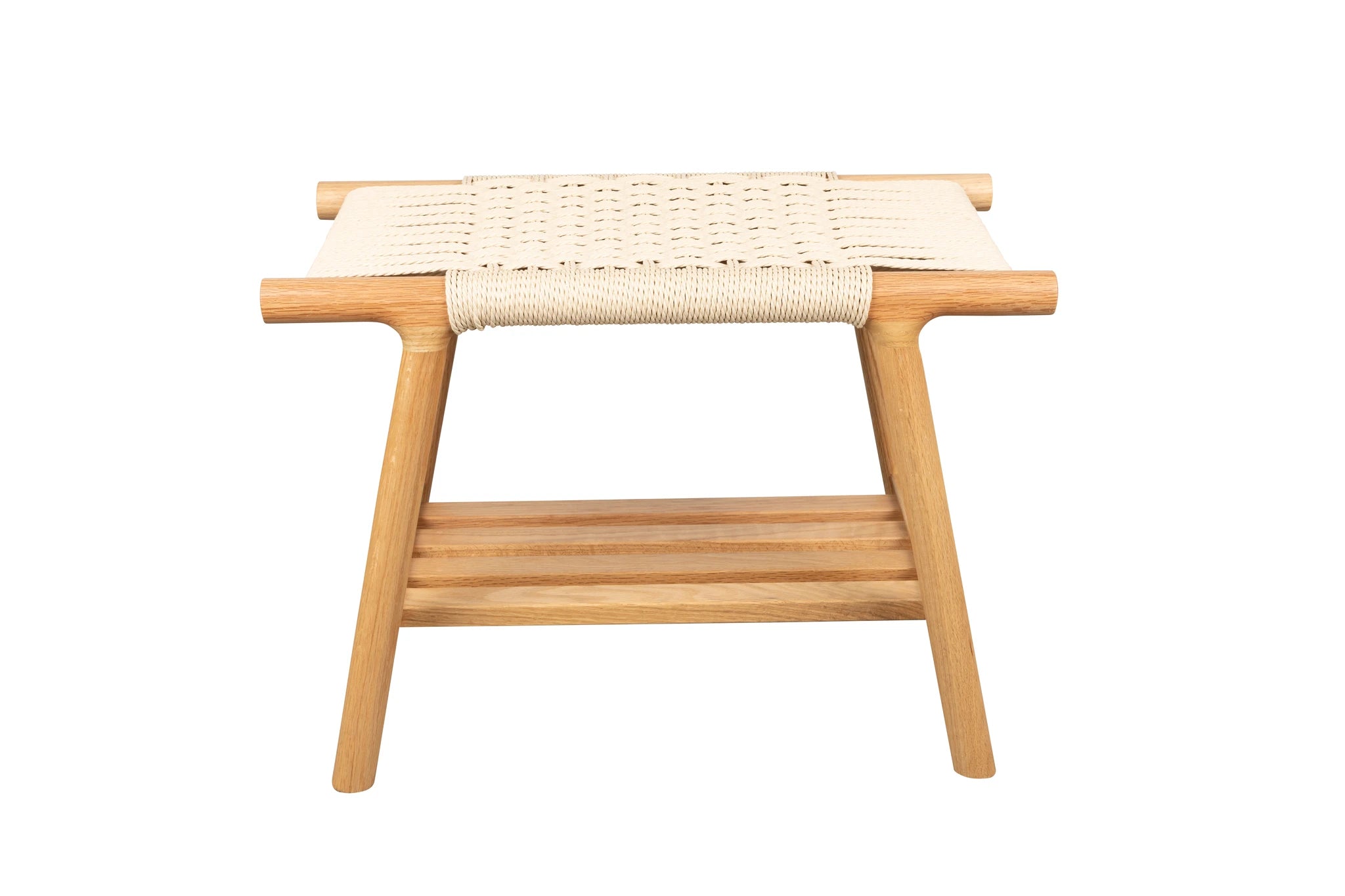 Dutchbone Kintaro Natural Brown Acacia Wood Bar Stool