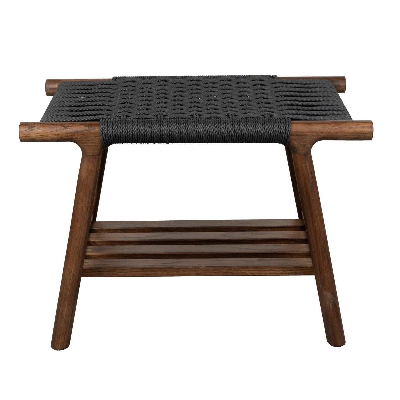 Dutchbone Kintaro Walnut Brown Acacia Wood Bar Stool