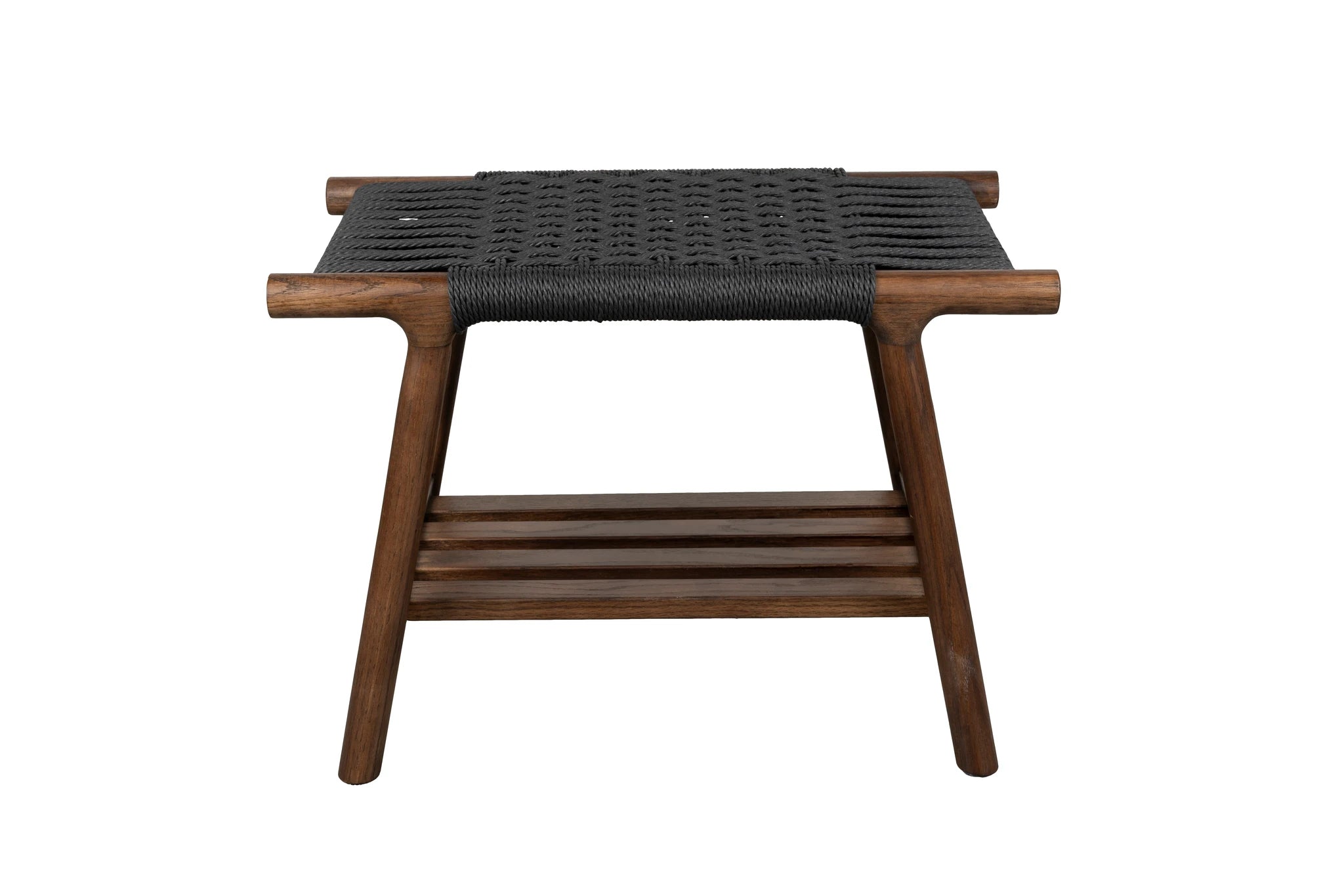 Dutchbone Kintaro Walnut Brown Acacia Wood Bar Stool