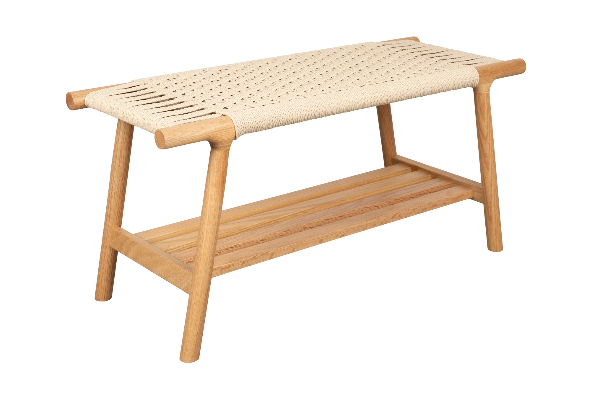 Dutchbone Kintaro Natural Brown Acacia Wood Dining Bench
