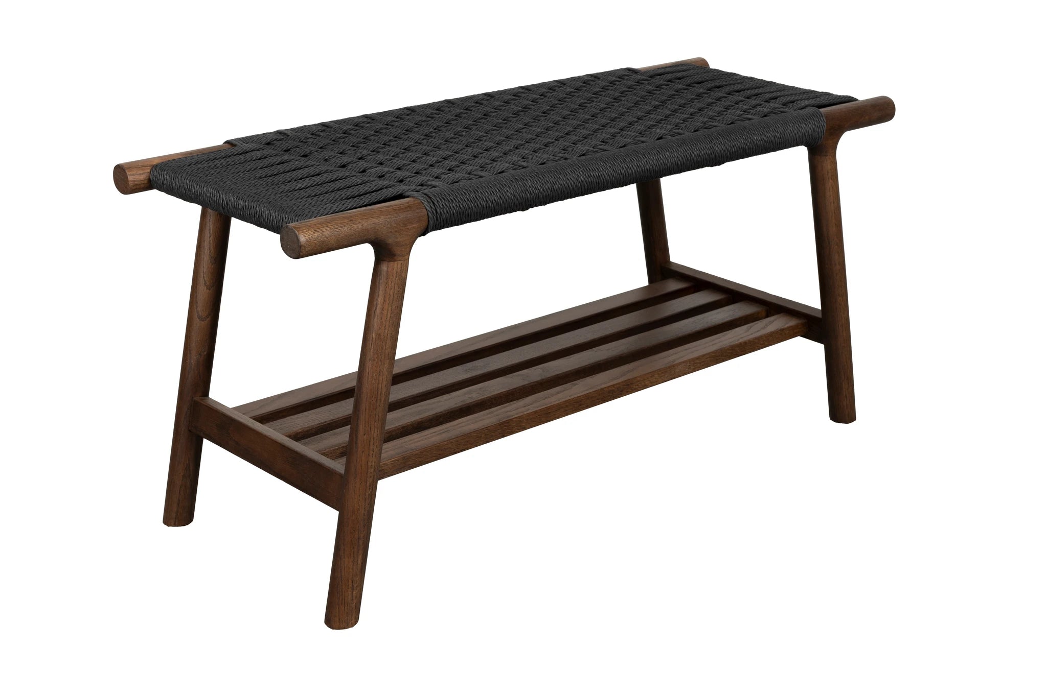 Dutchbone Kintaro Walnut Brown Acacia Wood Dining Bench