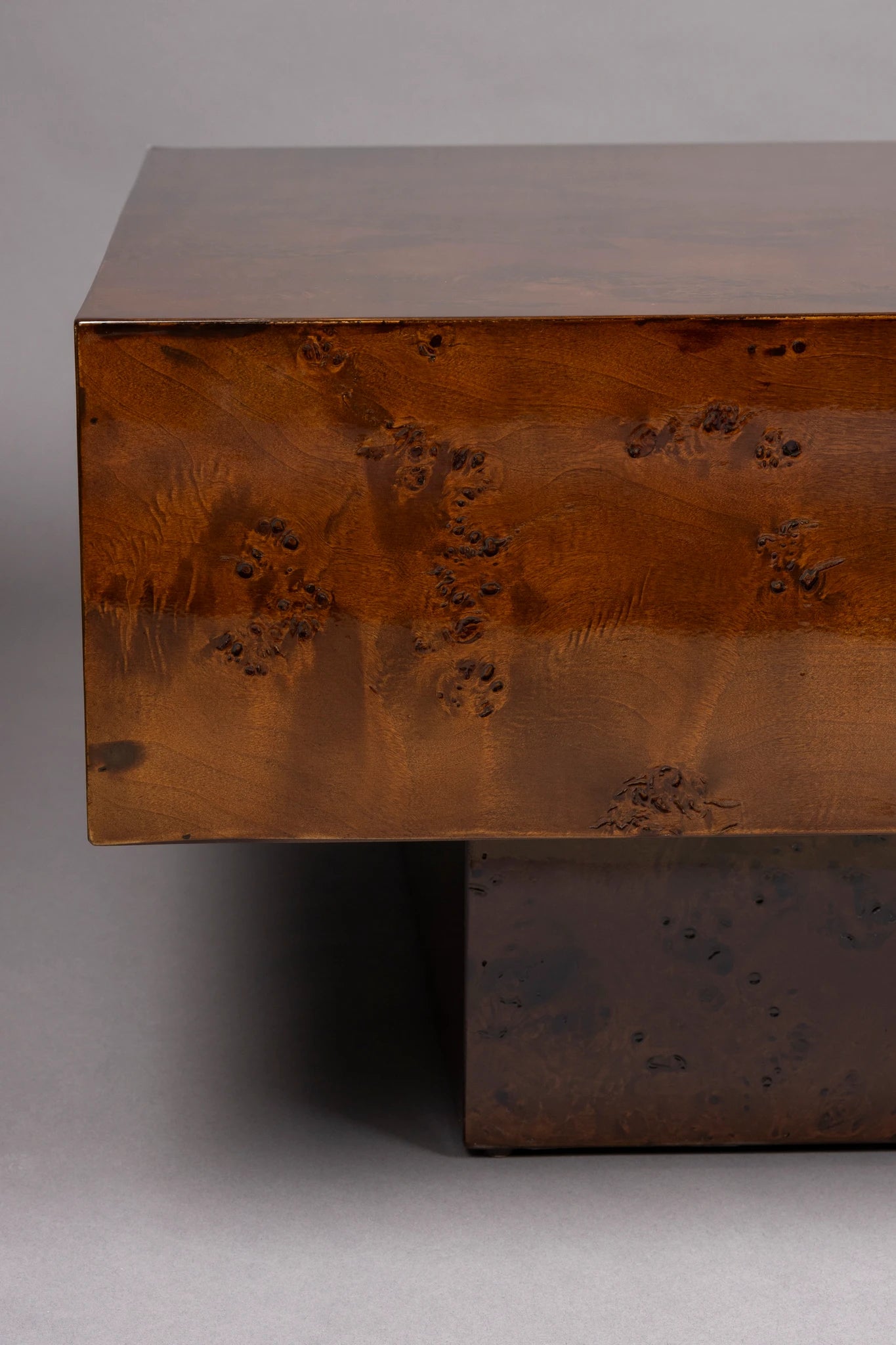 Dutchbone Quinn Walnut Brown Acacia Wood Coffee Table