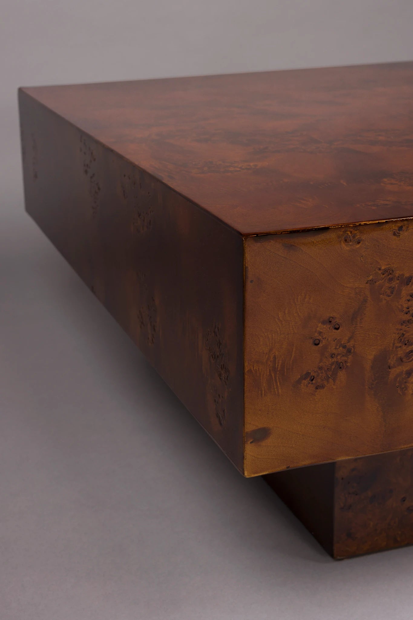 Dutchbone Quinn Walnut Brown Acacia Wood Coffee Table