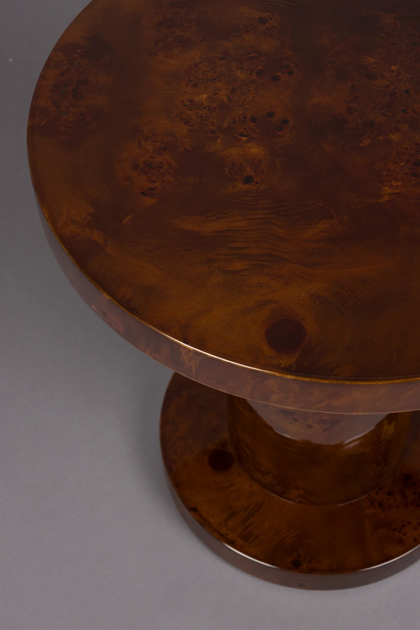 Dutchbone Quinn Walnut Brown Acacia Wood Side Table