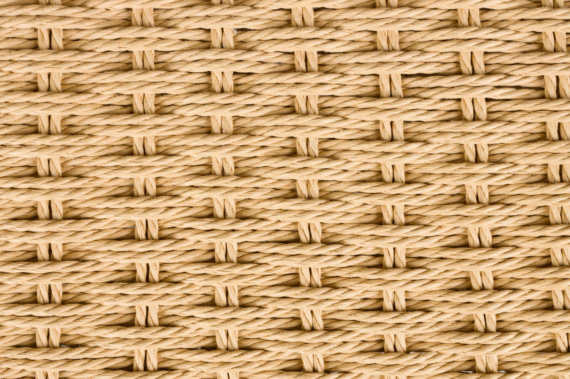 Dutchbone Set of 2 Cecile Natural Wood & Woven Rope Dining Chair