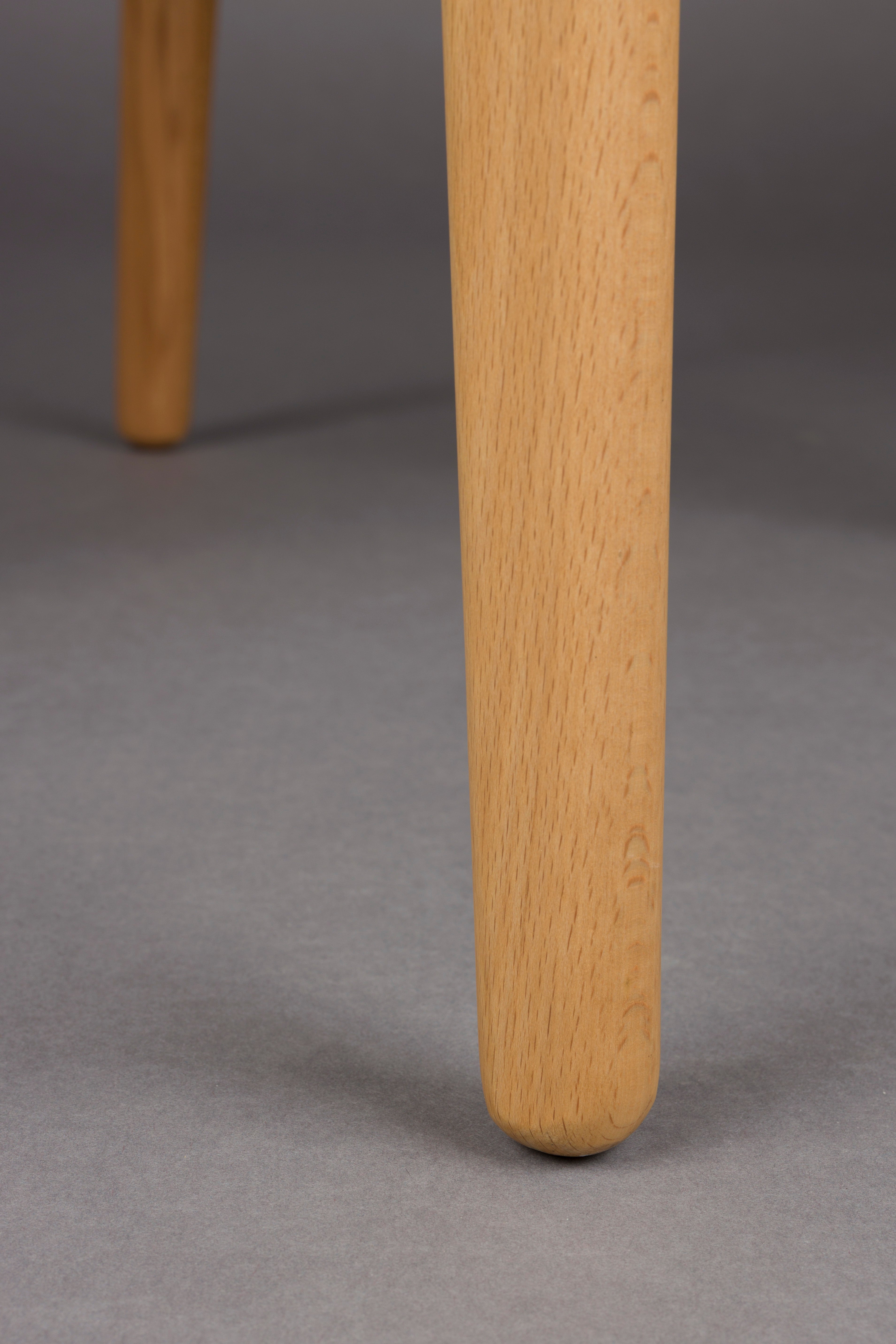 Dutchbone Set of 2 Cecile Natural Wood & Woven Rope Dining Chair