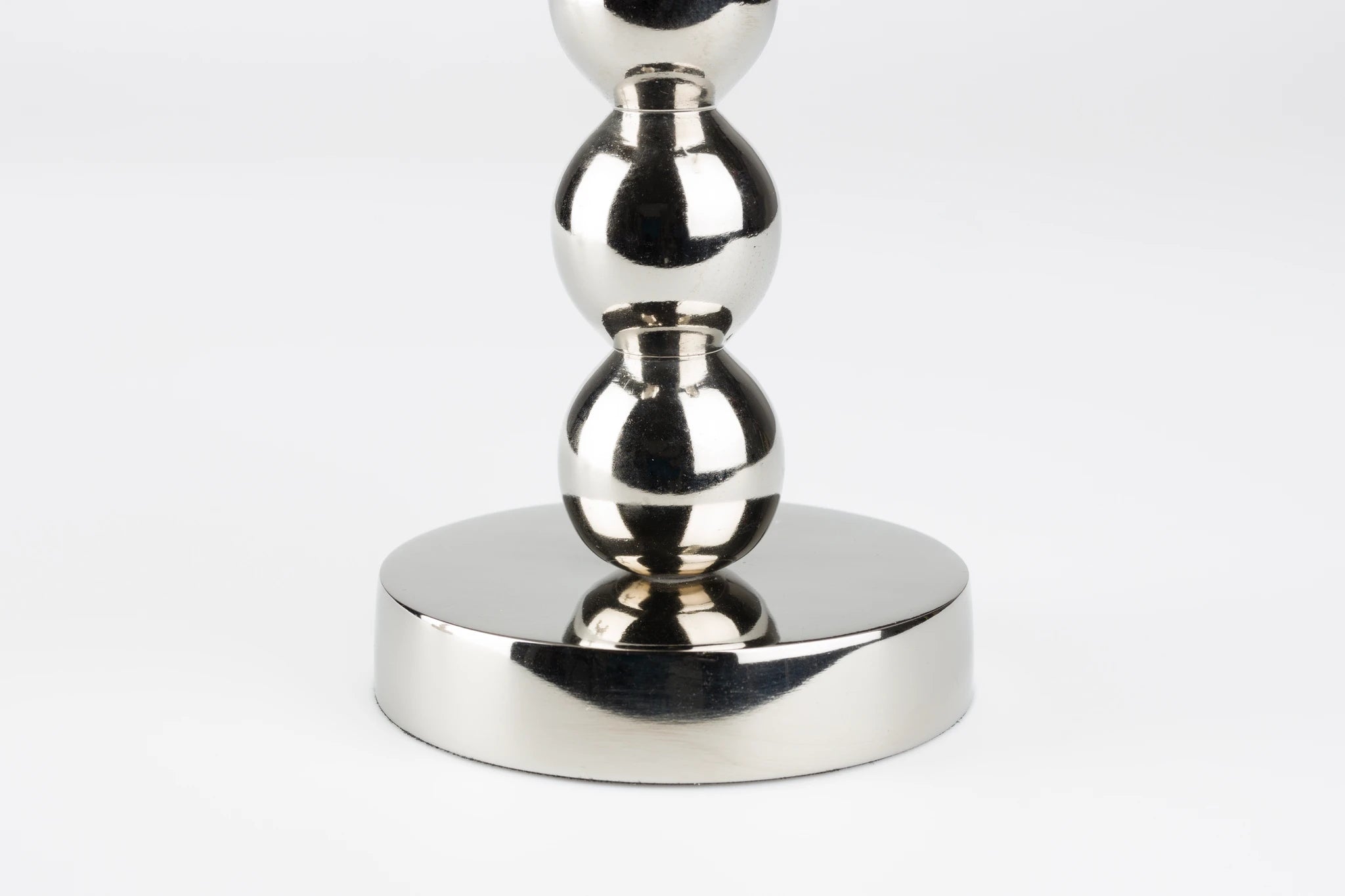 Zuiver Bubbles Four Shiny Silver Aluminium Candle Holder