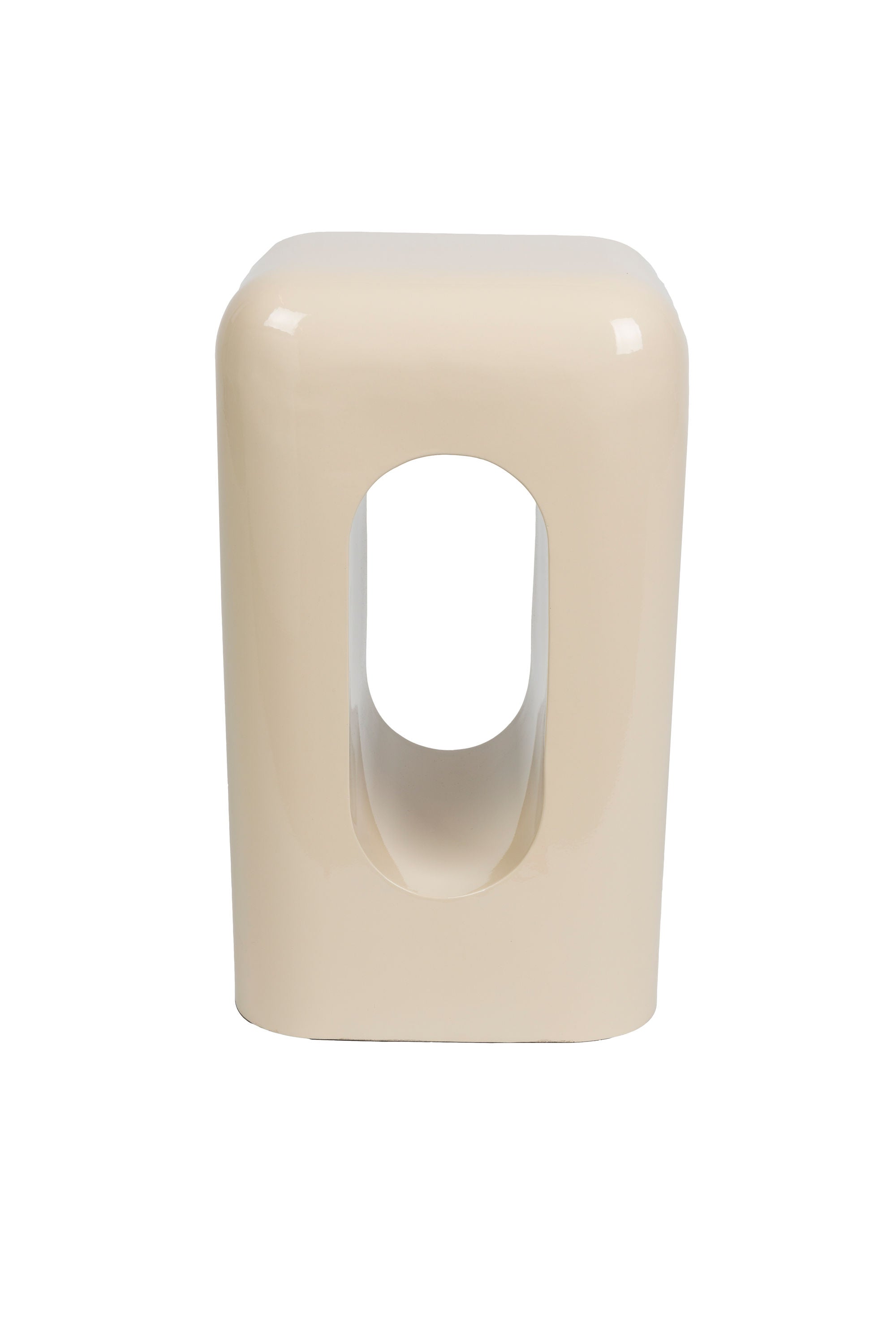 Zuiver Creek Beige Stool Side Table