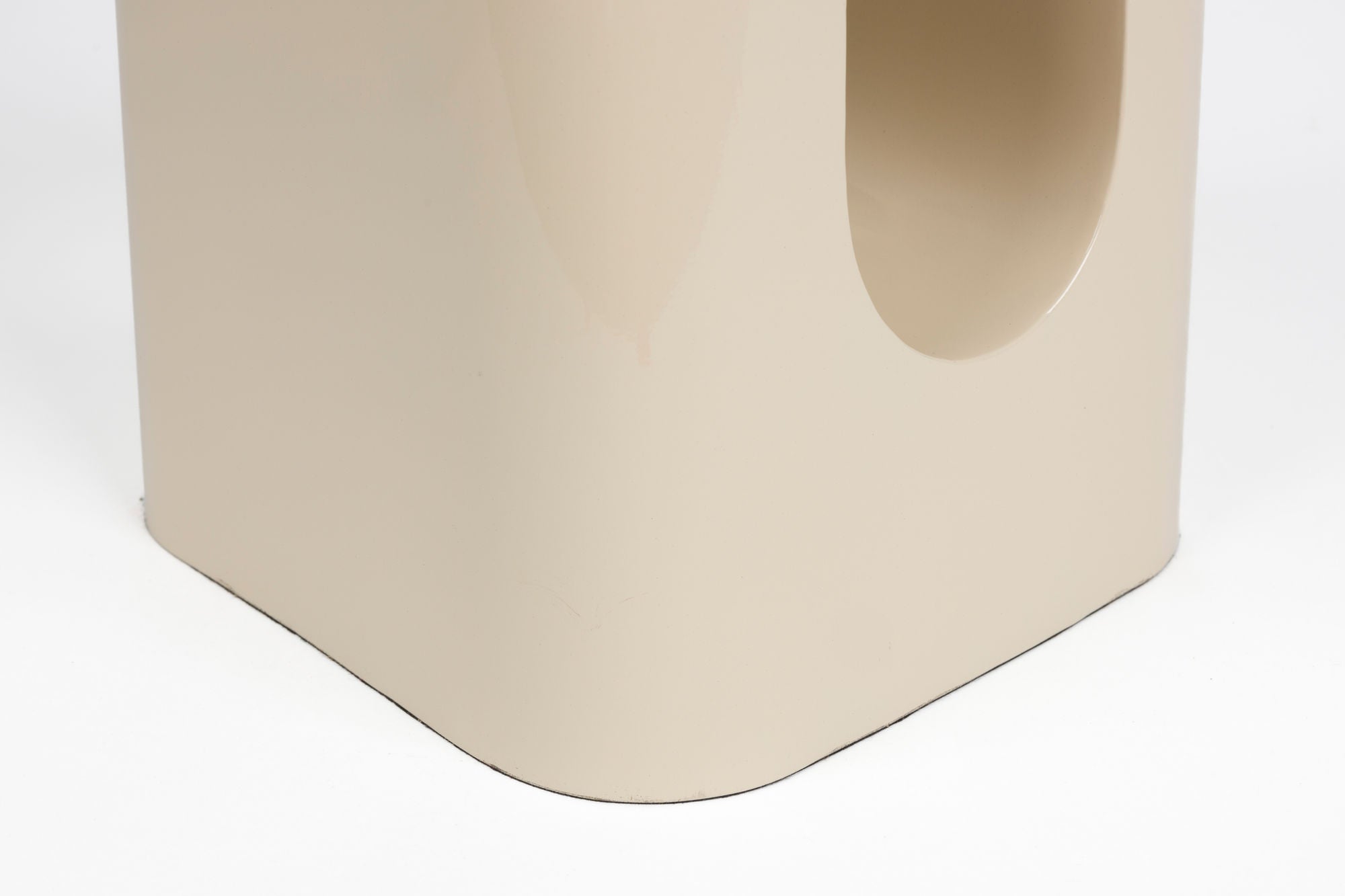 Zuiver Creek Beige Stool Side Table