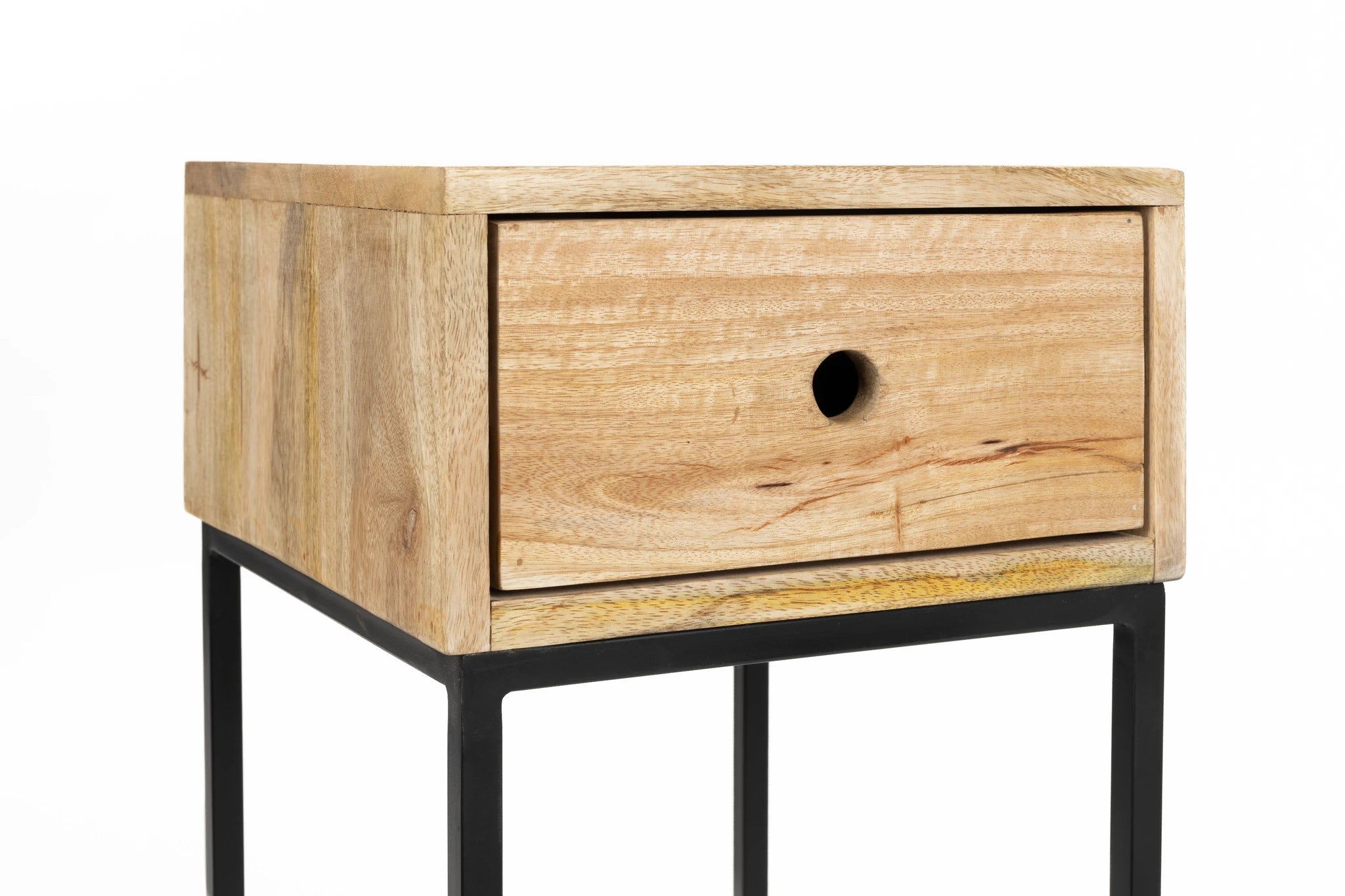 Coco Natural Beige Side Table
