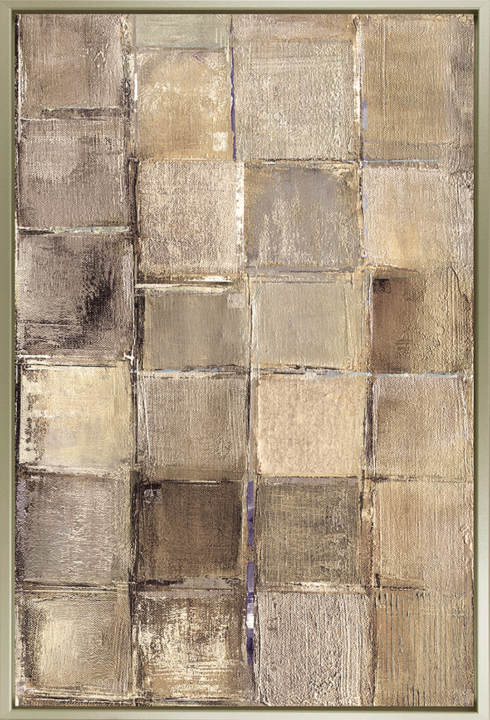 Capiz Tiles - Framed Wall Art - 94x64cm