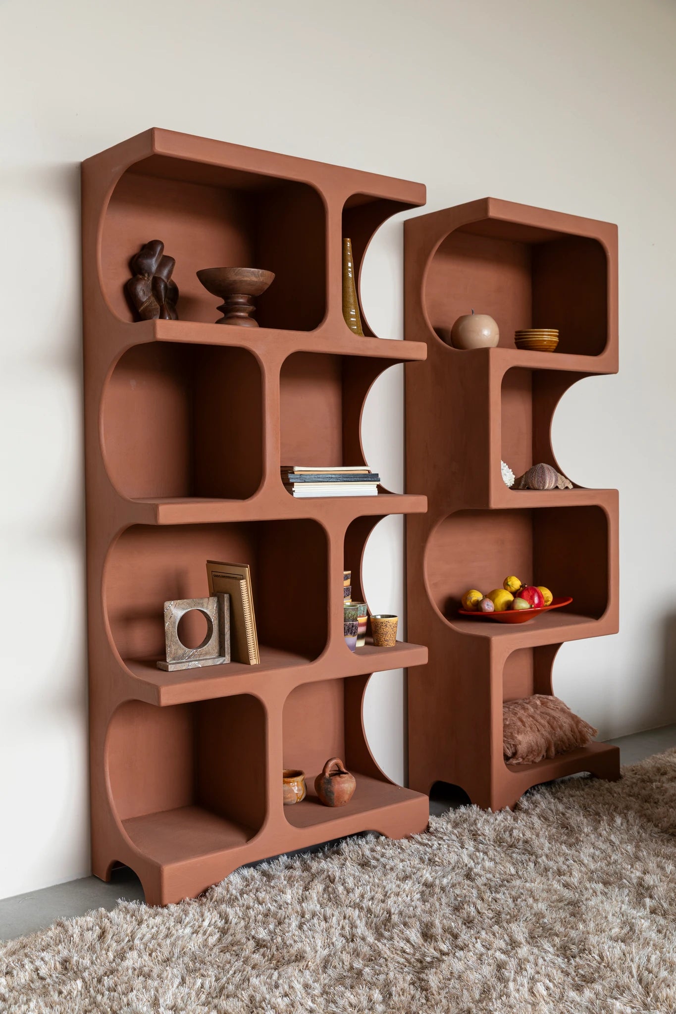 Dutchbone Dundee Brown Wood Shelf Extra Large
