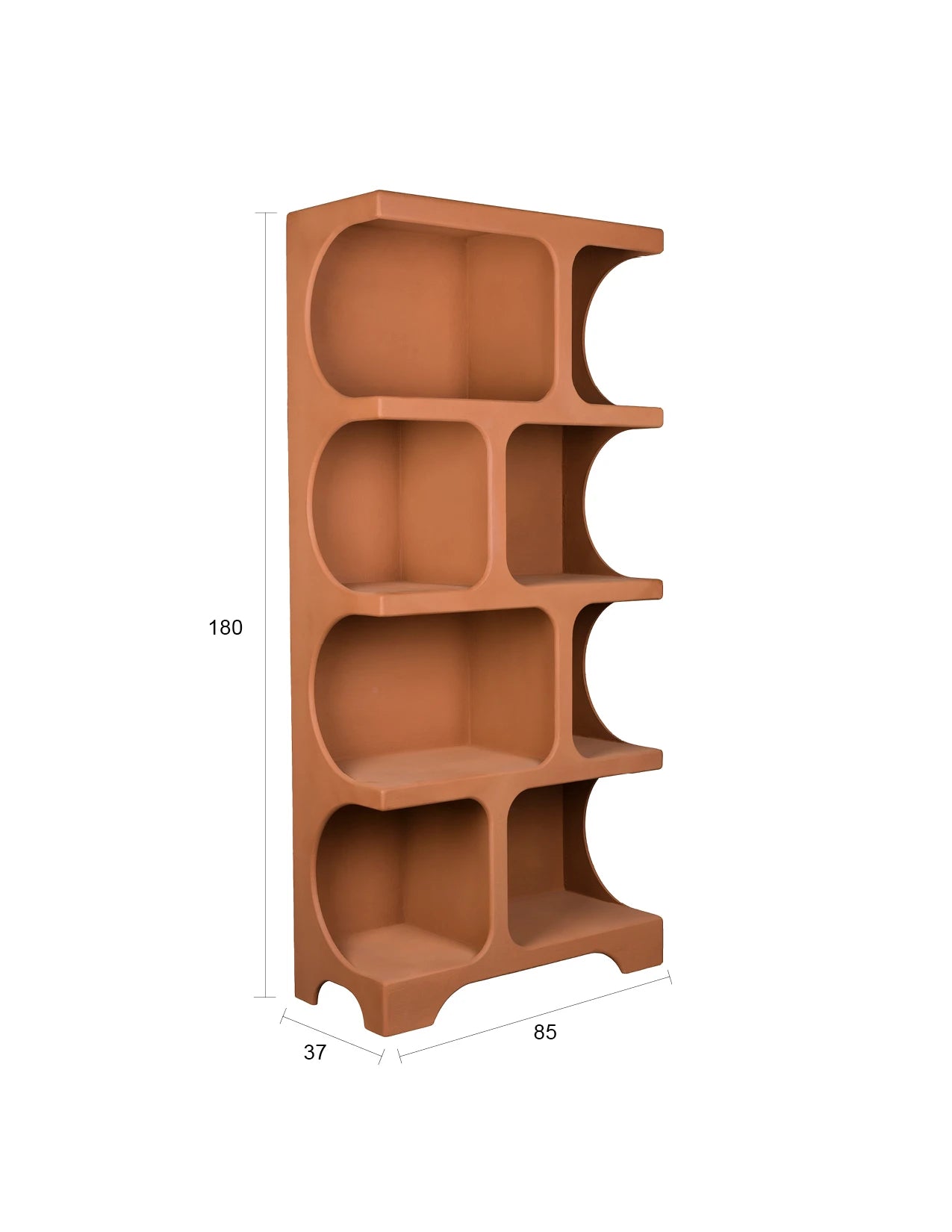 Dutchbone Dundee Brown Wood Shelf Extra Large