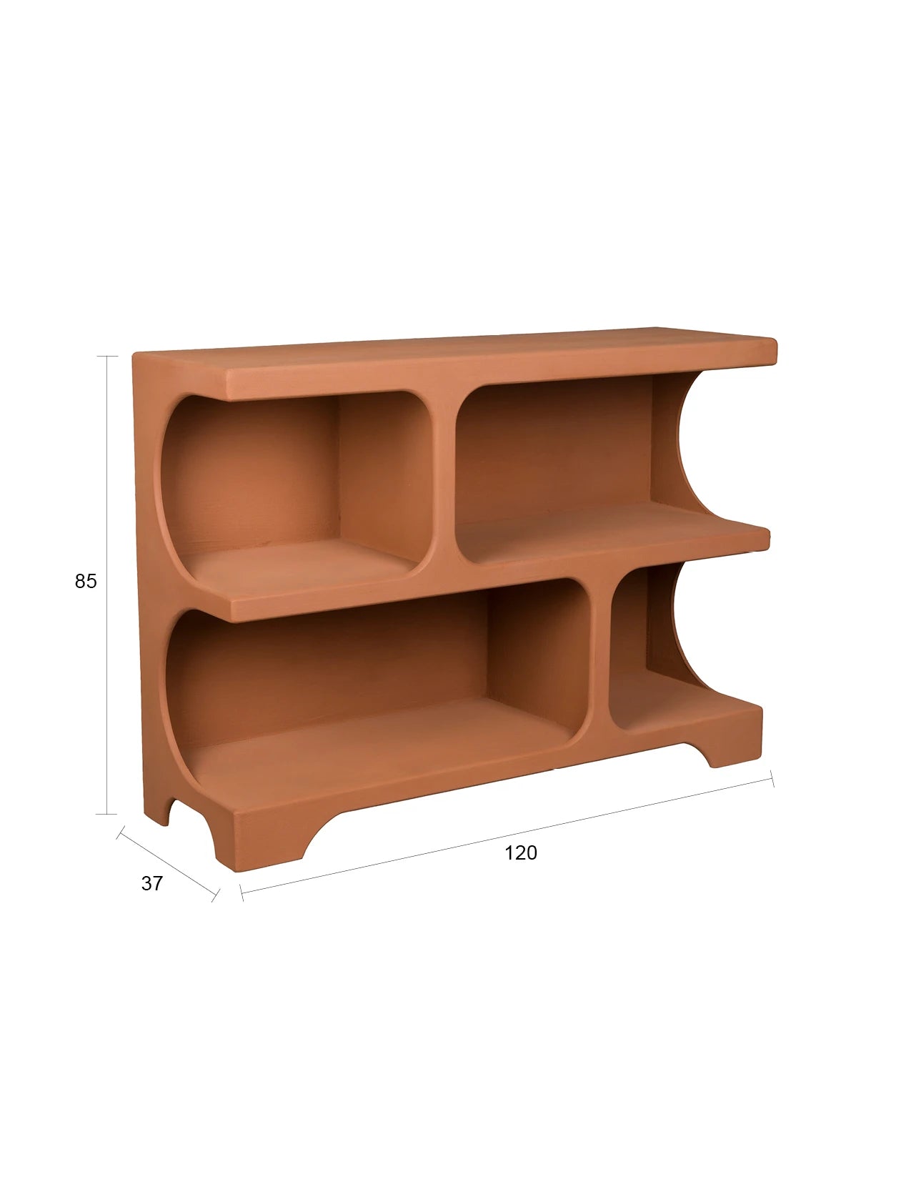 Dutchbone Dundee Brown Wood Shelf Medium