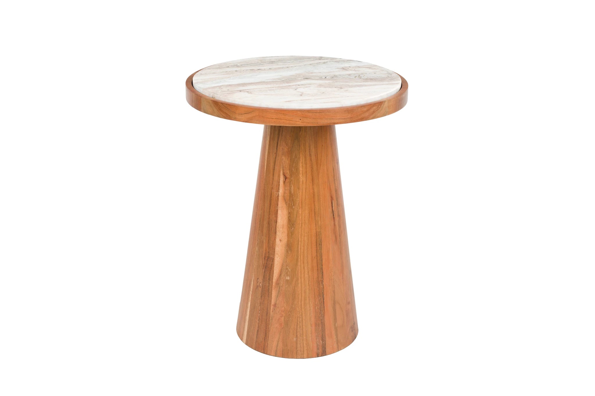 Mees Brown Acacia Wood Side Table