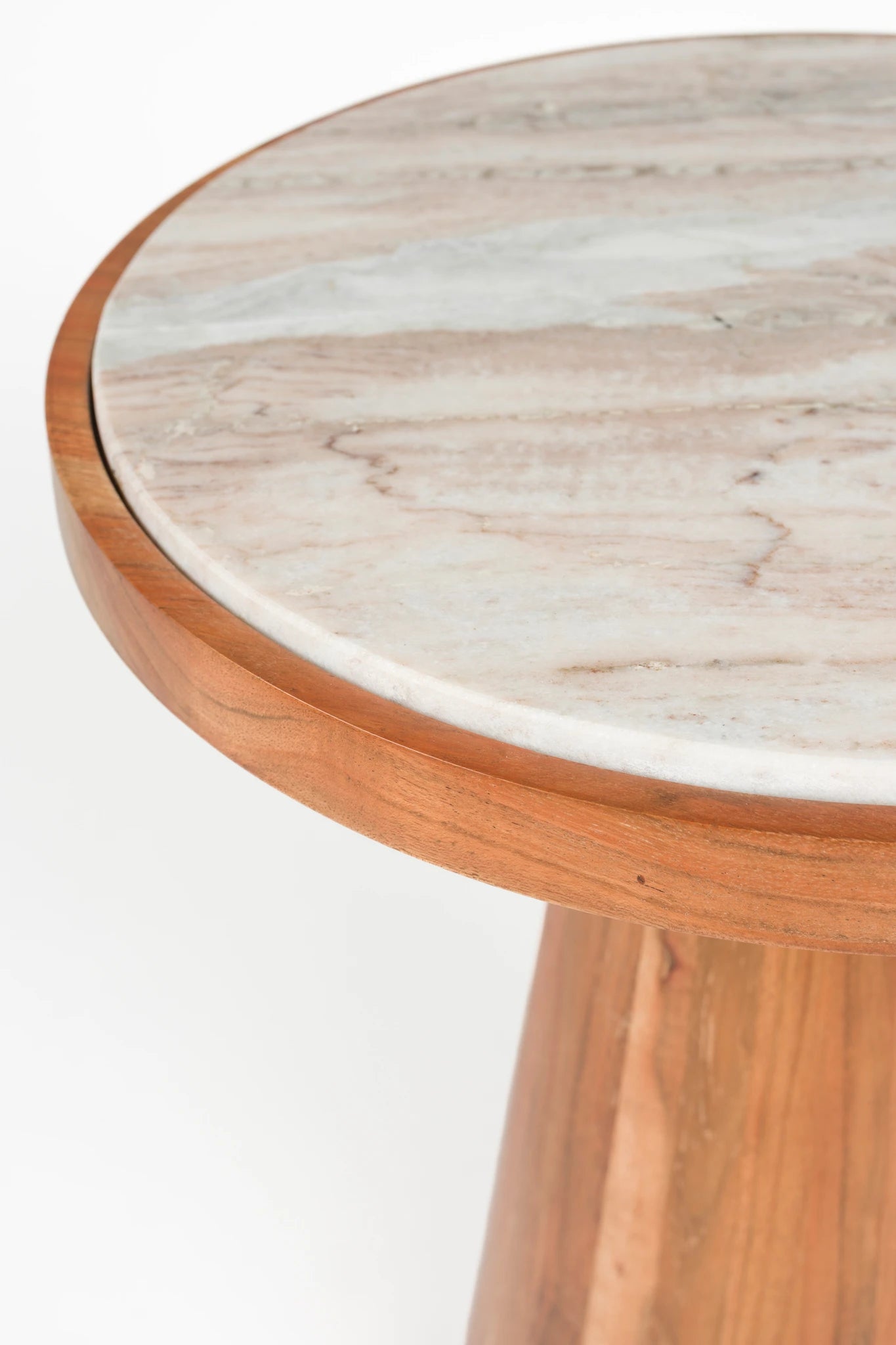 Mees Brown Acacia Wood Side Table