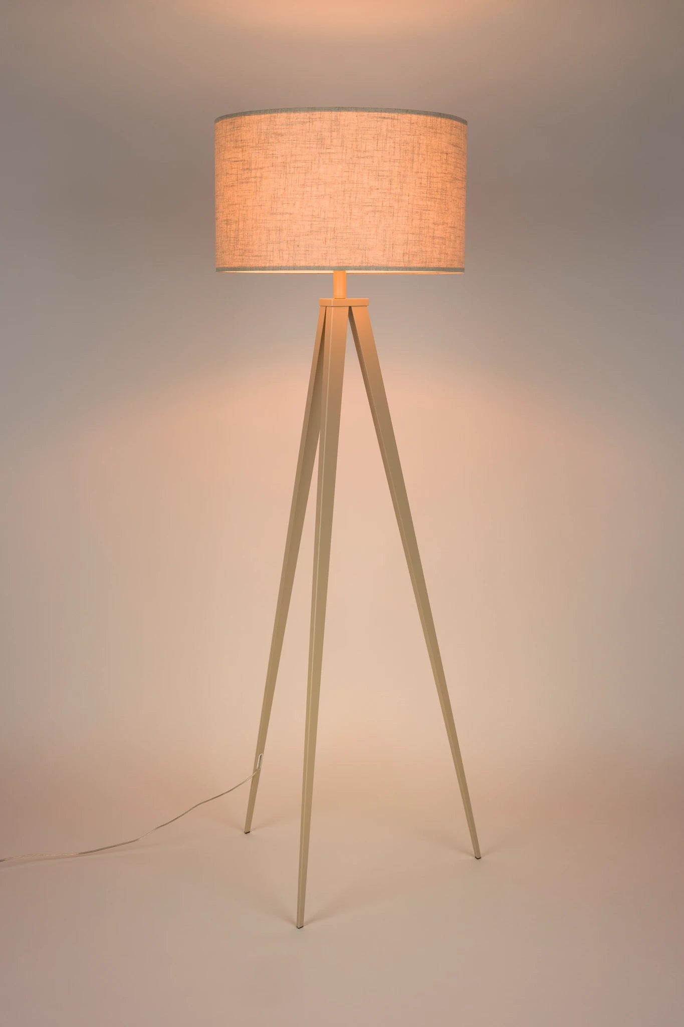 Zuiver Tripod Beige Iron Floor Lamp