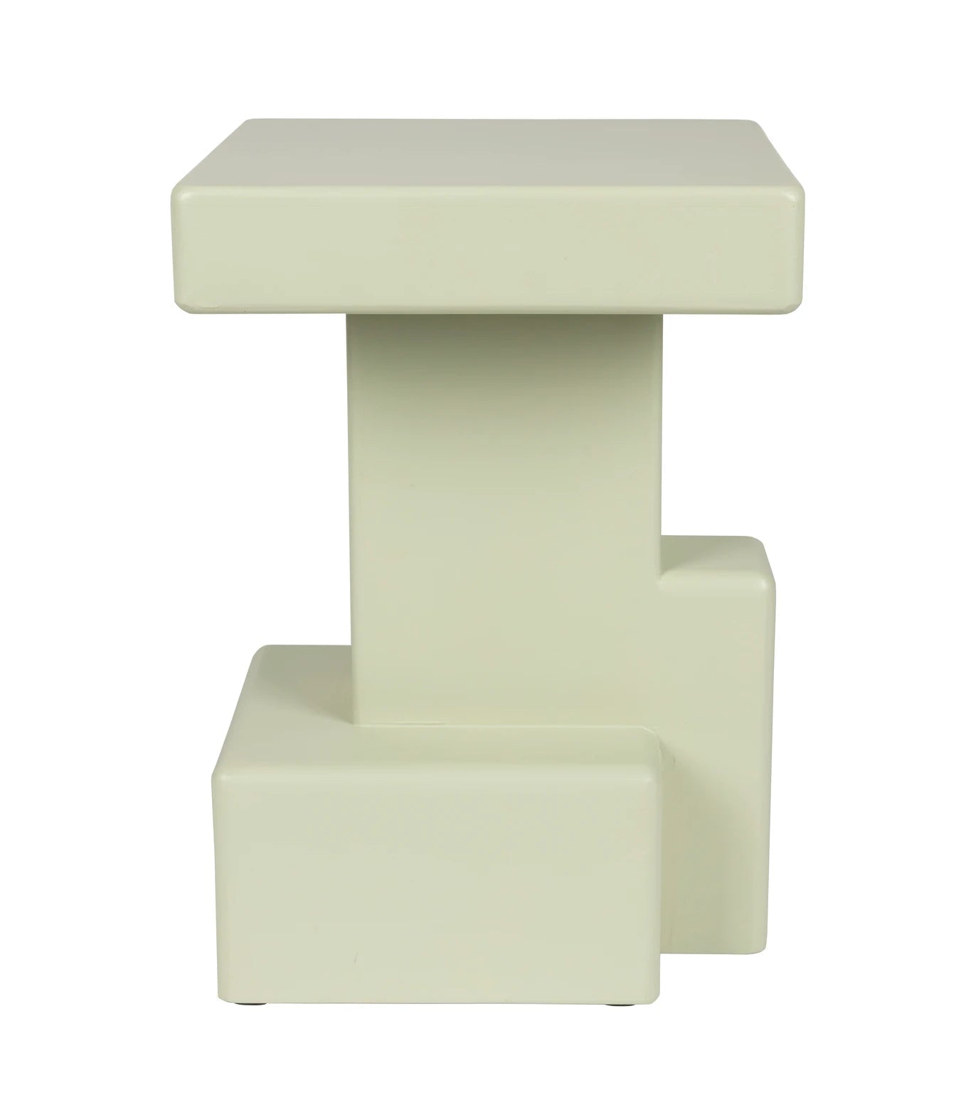 Blast Green Wood Side Table
