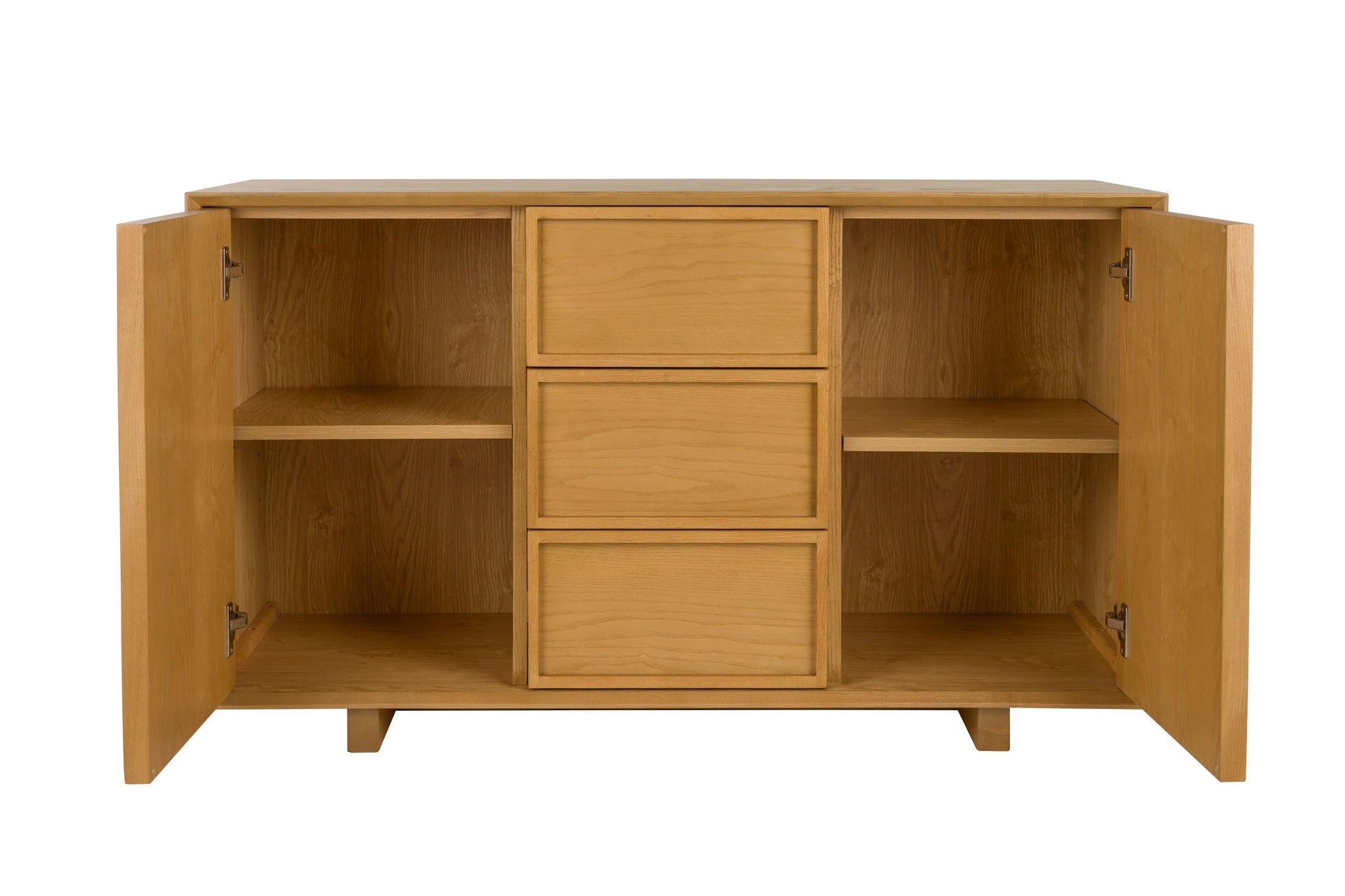 Zuiver Raster Natural Ash Veneer High Sideboard