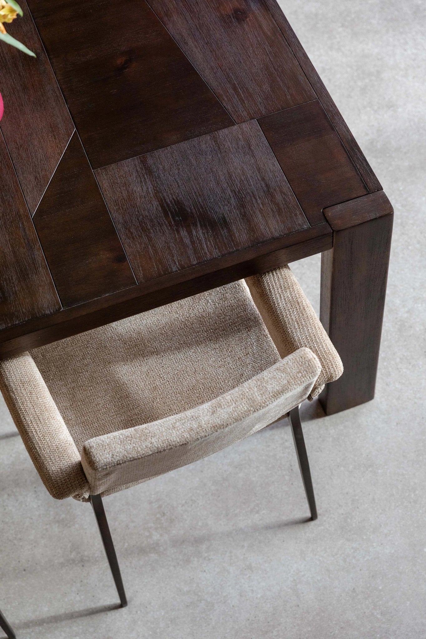 Dutchbone Bruneau Brown Wood Dining Table