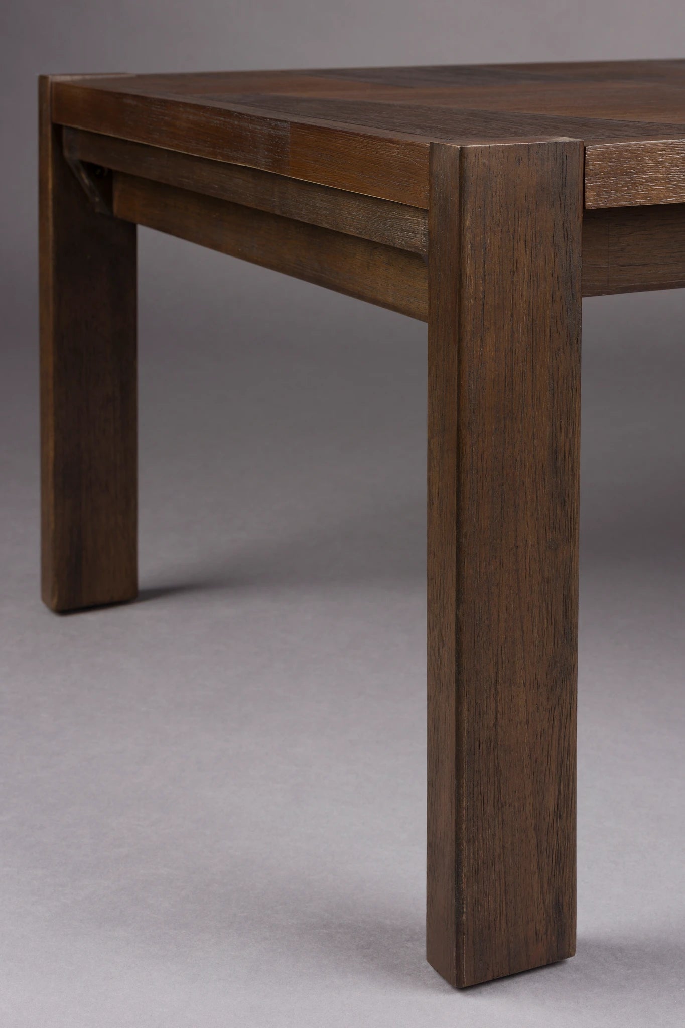 Dutchbone Bruneau Brown Rubber Wood Coffee Table