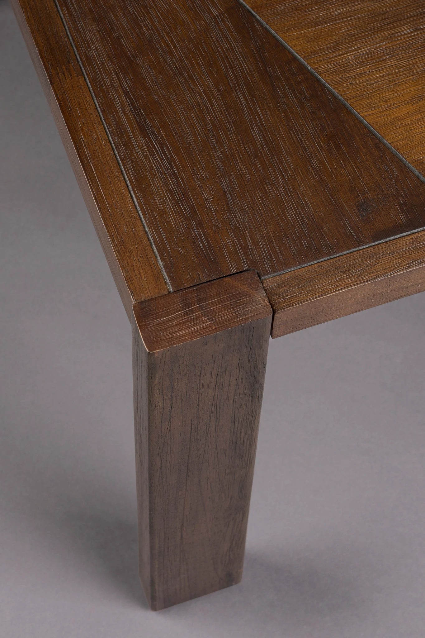 Dutchbone Bruneau Brown Rubber Wood Coffee Table