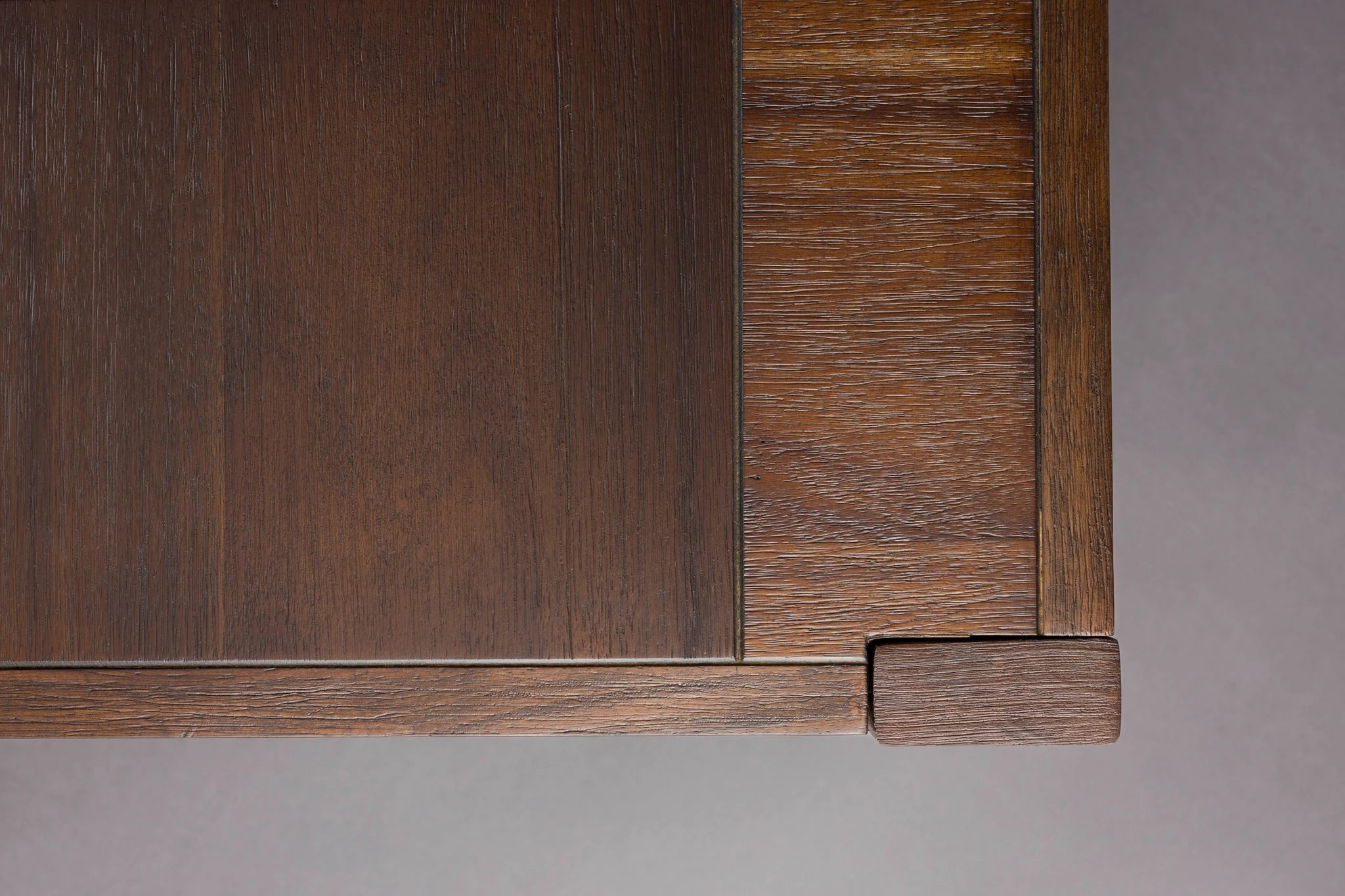 Dutchbone Bruneau Brown Rubber Wood Coffee Table