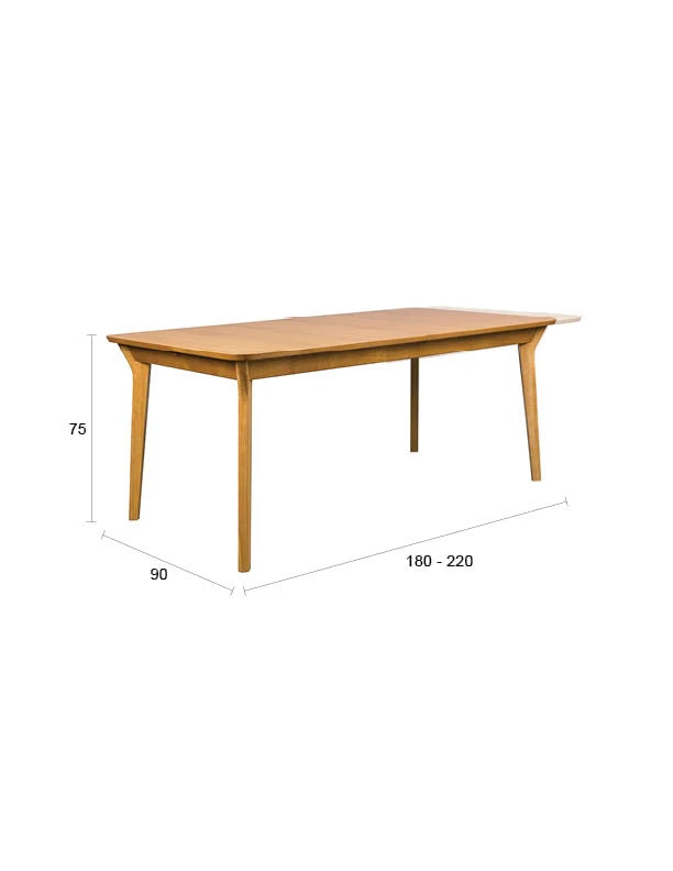 Zuiver Ellen Natural Wood Dining Table