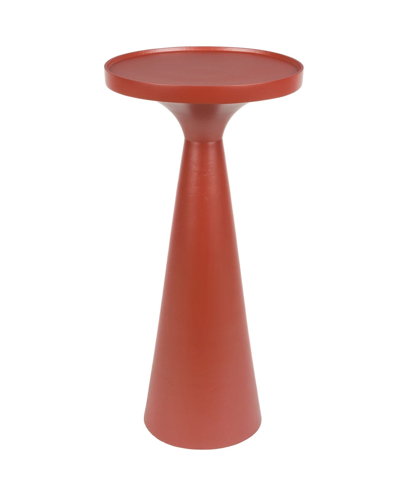Zuiver Floss Marsala Red Aluminium Side Table