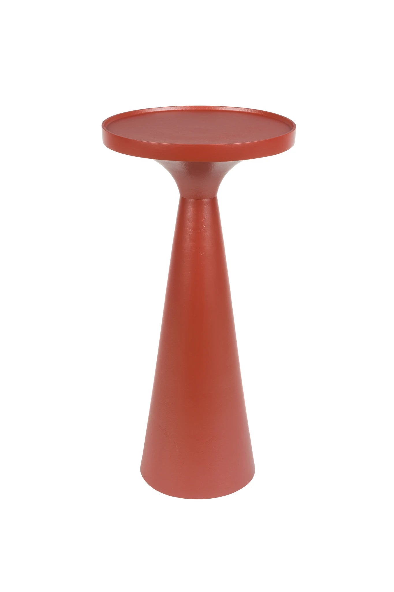 Zuiver Floss Marsala Red Aluminium Side Table