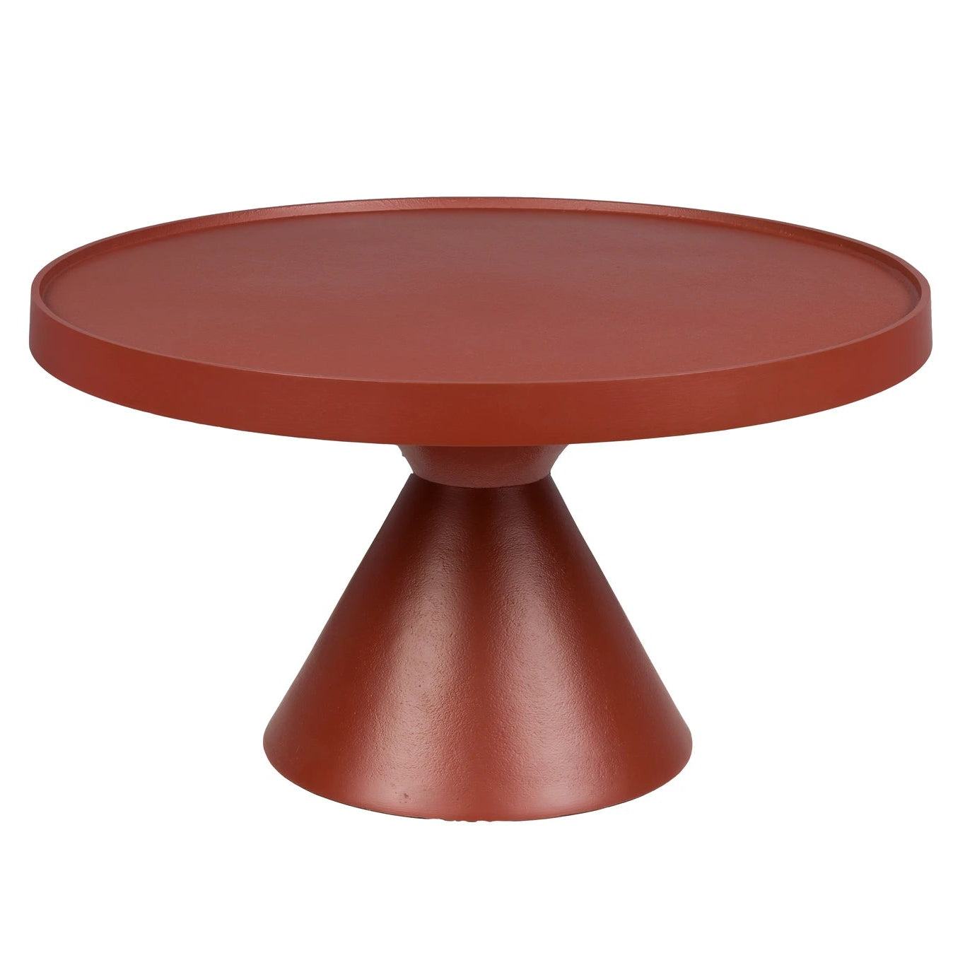 Zuiver Floss Marsala Red Aluminium Coffee Table
