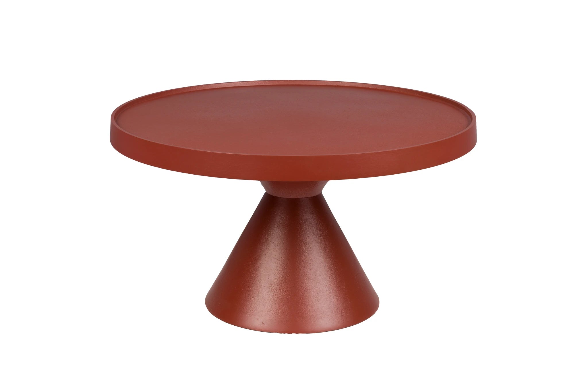 Zuiver Floss Marsala Red Aluminium Coffee Table