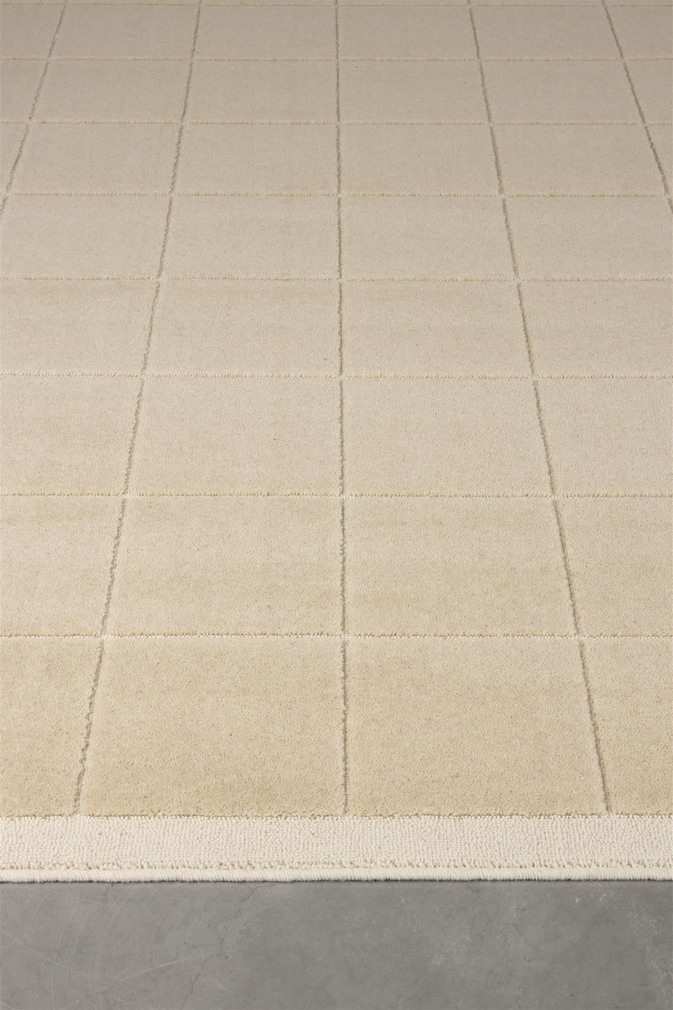 Zuiver Studio Kade Beige Wool Rug 160 x 230 cm