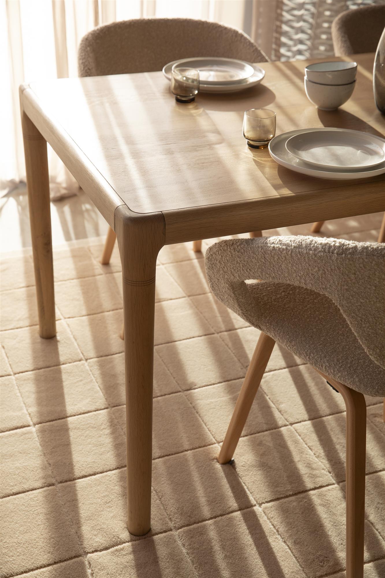 Zuiver Studio Kade Beige Wool Rug 200 x 300 cm