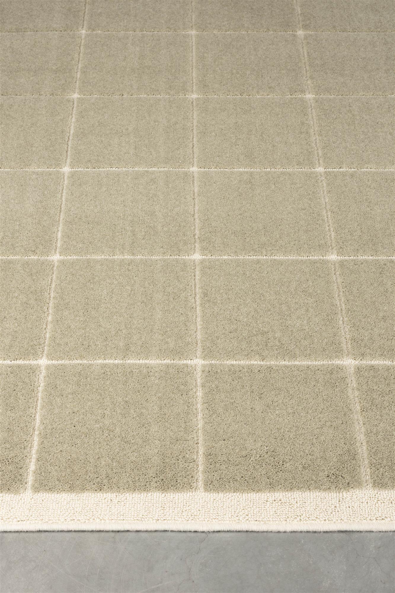 Zuiver Studio Kade Green Wool Rug 200 x 300 cm