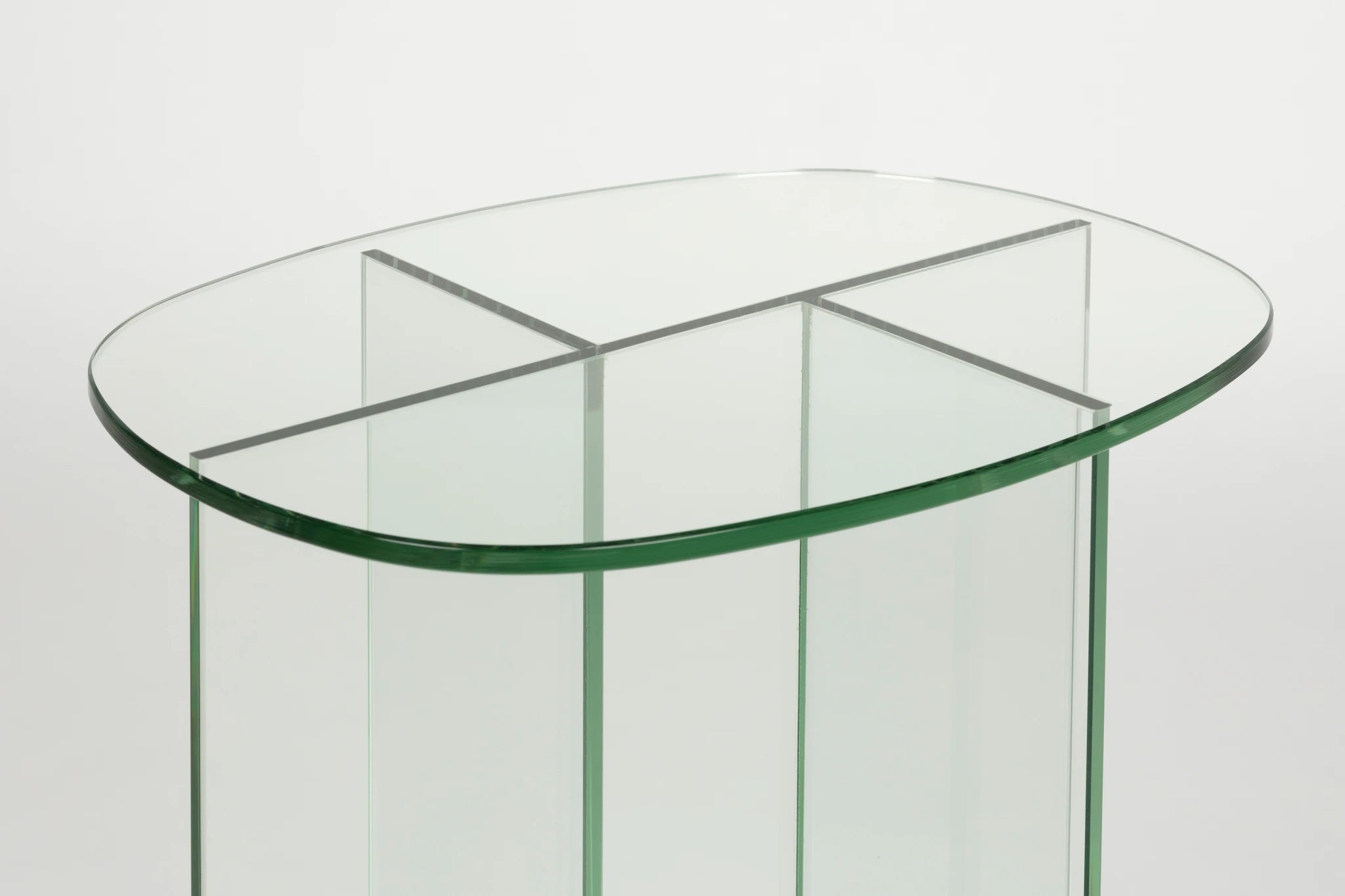 Zuiver Linea Transparent Glass Side Table