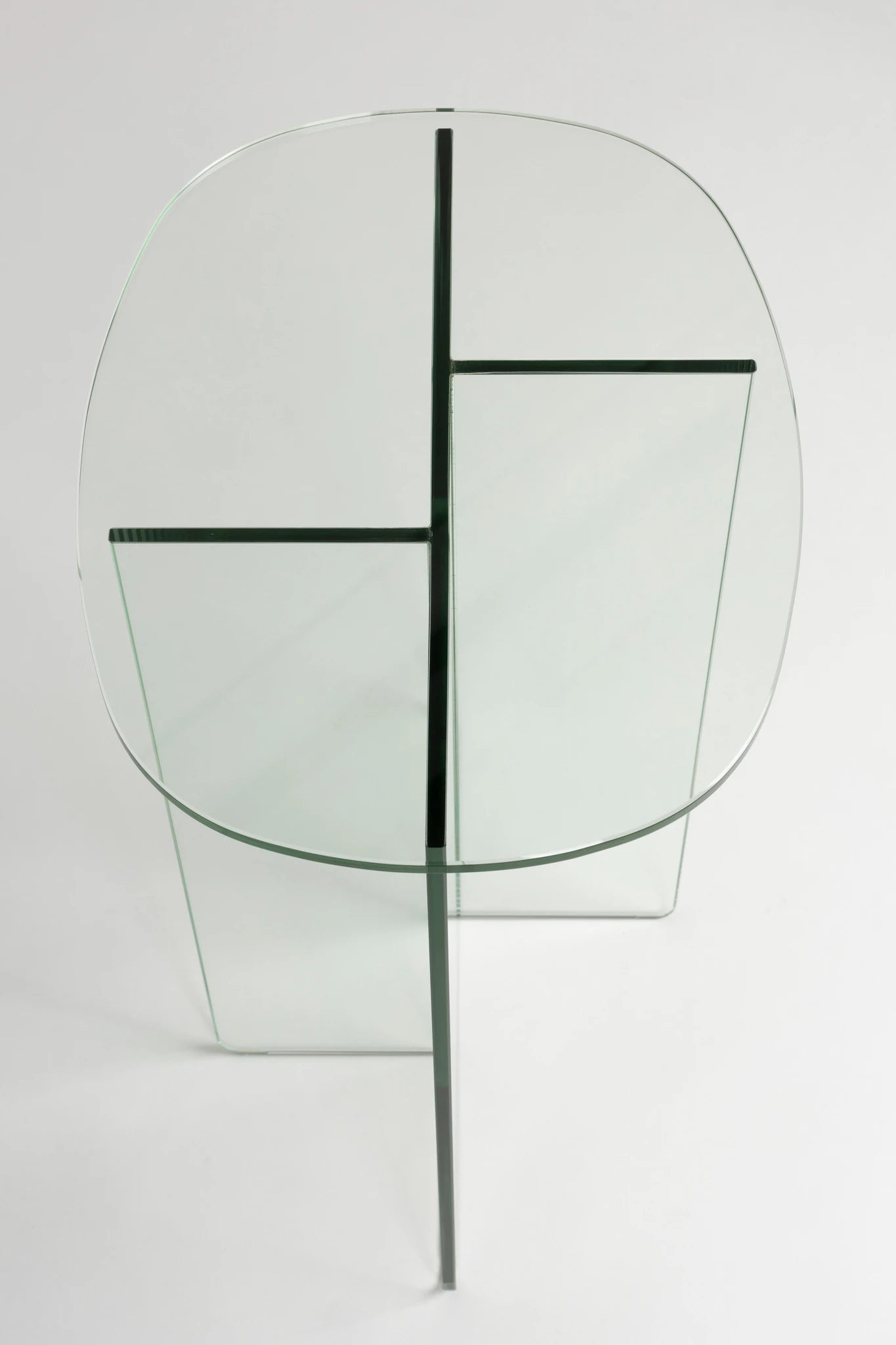 Zuiver Linea Transparent Glass Side Table
