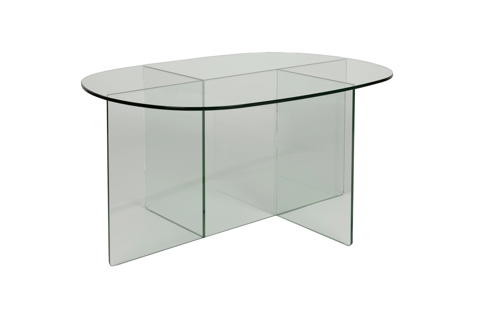 Zuiver Linea Transparent Glass Coffee Table