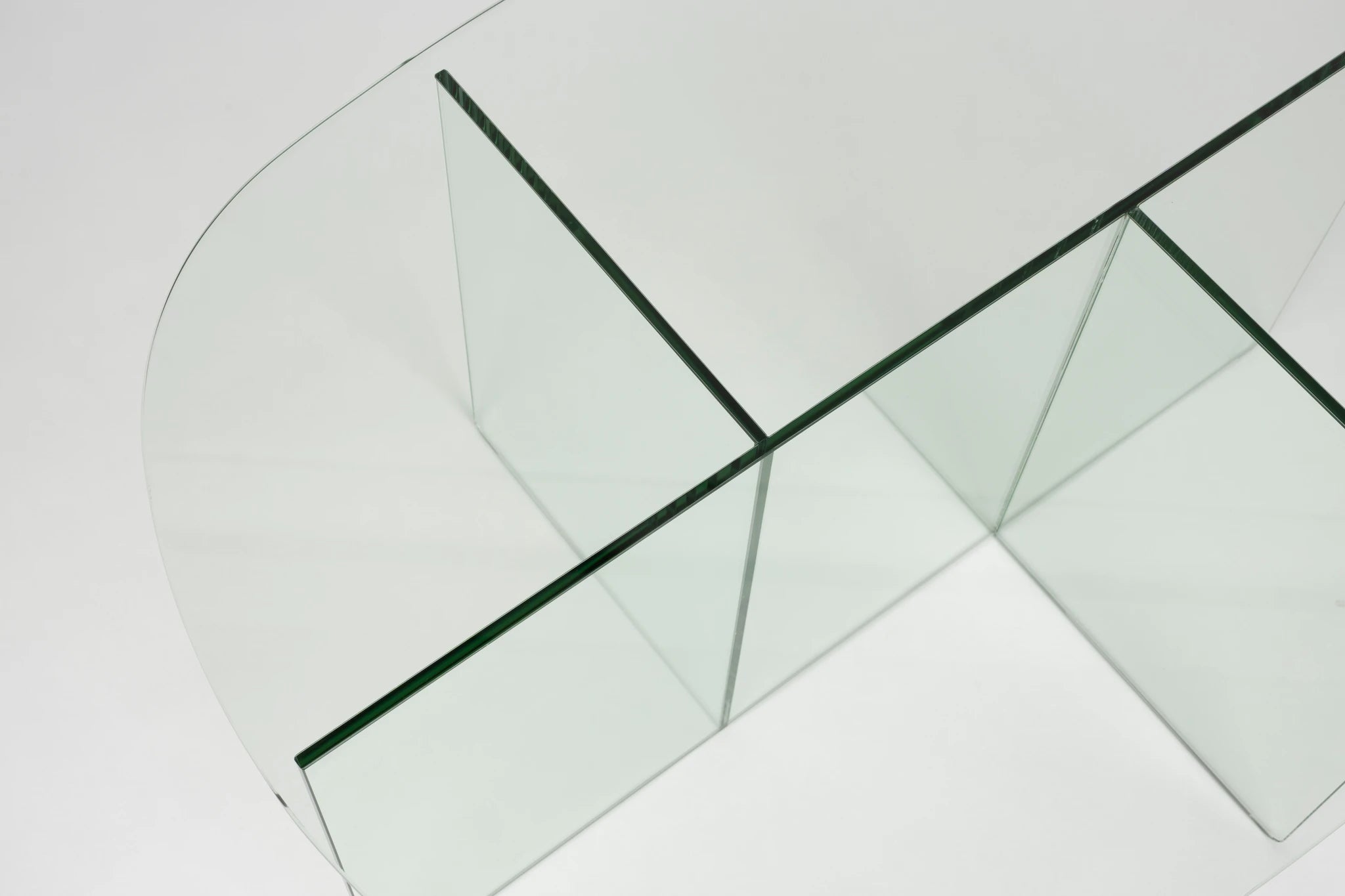 Zuiver Linea Transparent Glass Coffee Table