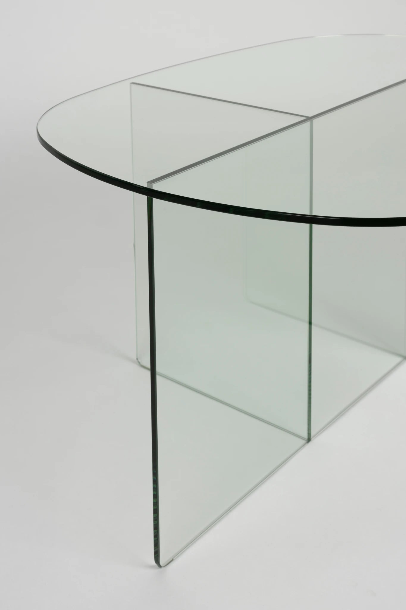 Zuiver Linea Transparent Glass Coffee Table